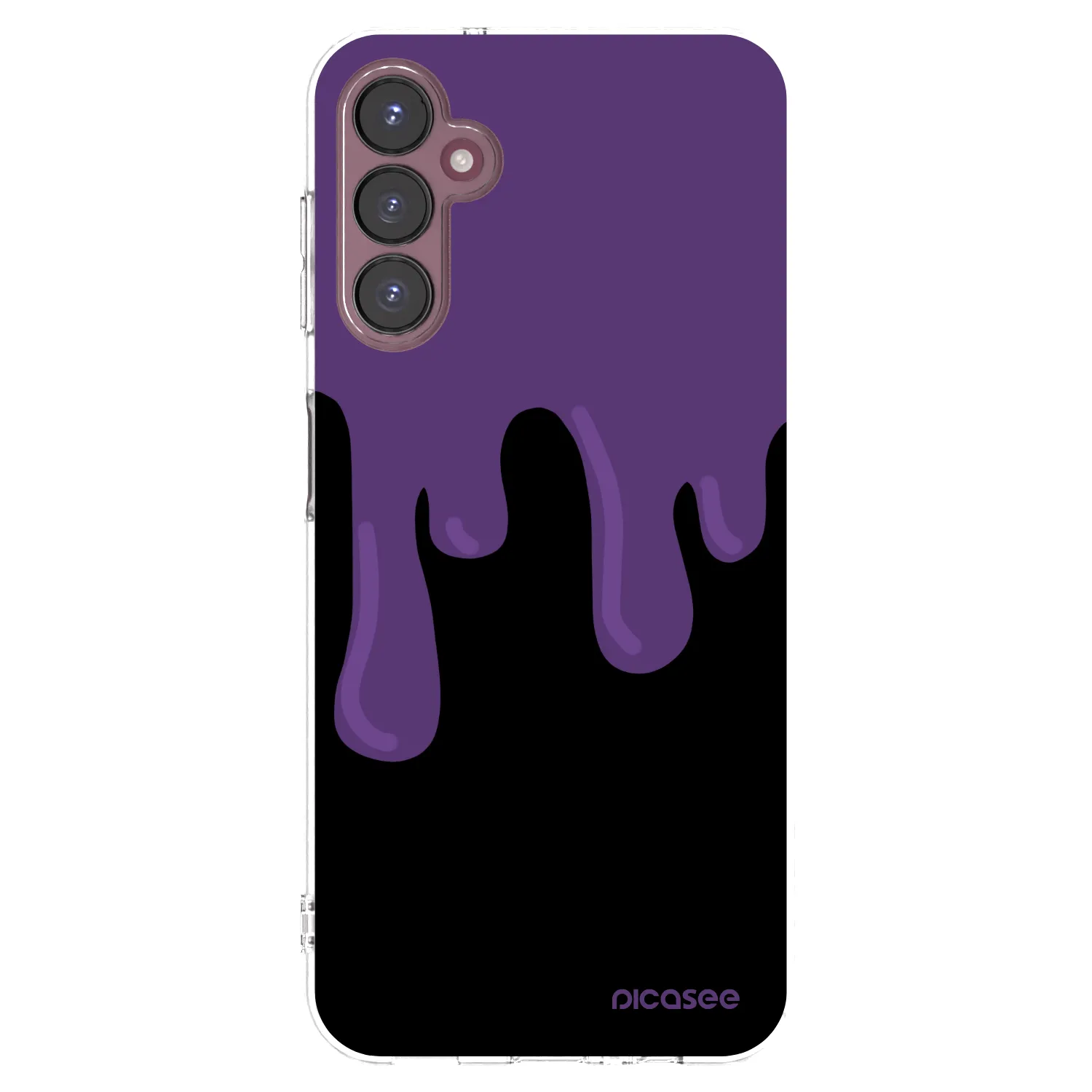 Picasee Samsung Galaxy A05s A057G Hülle - Transparentes Silikon - Purple spooky