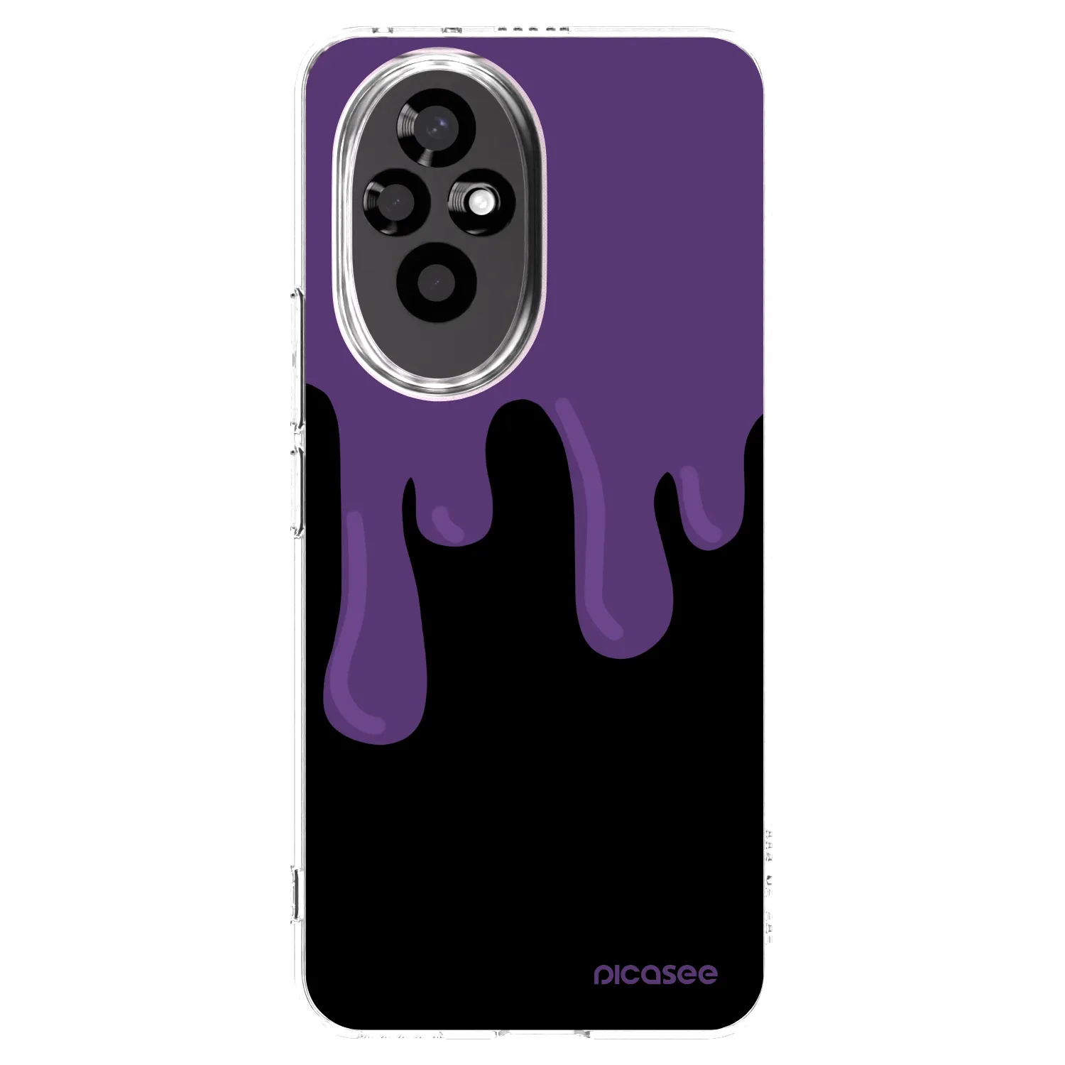 Picasee Honor 200 Pro 5G Hülle - Transparentes Silikon - Purple spooky