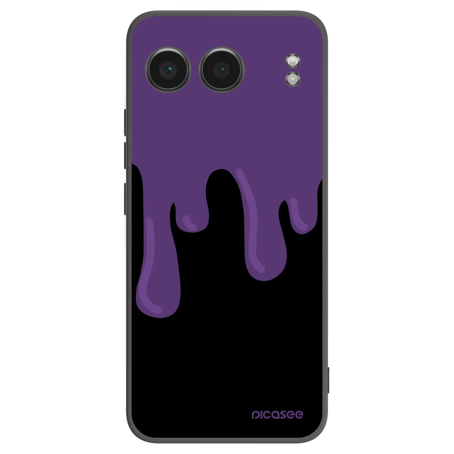 Picasee OnePlus Nord 4 Hülle - Schwarzes Silikon - Purple spooky