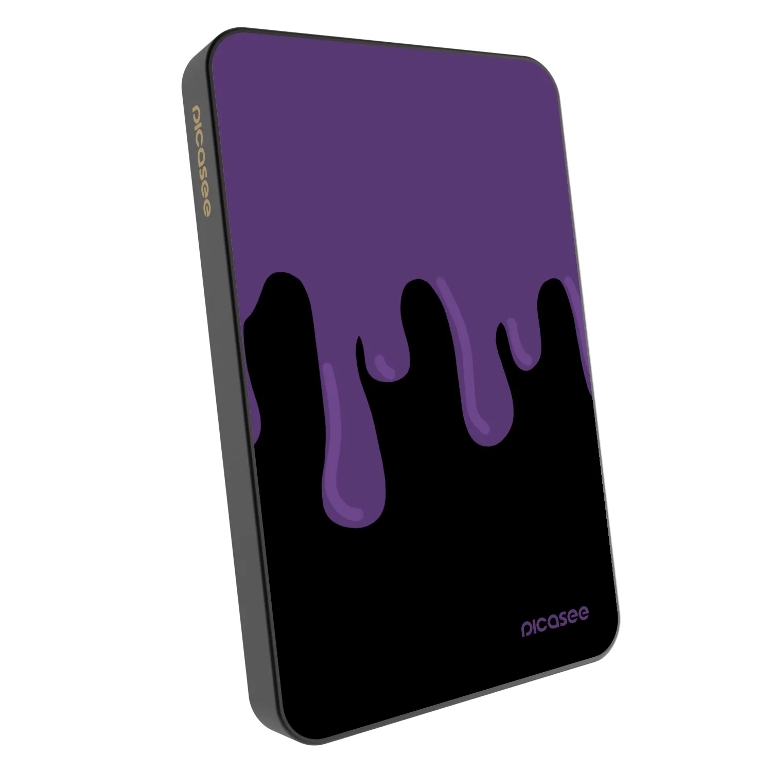 Picasee Powerbank mit MagSafe 5 000 mAh Grau - Purple spooky