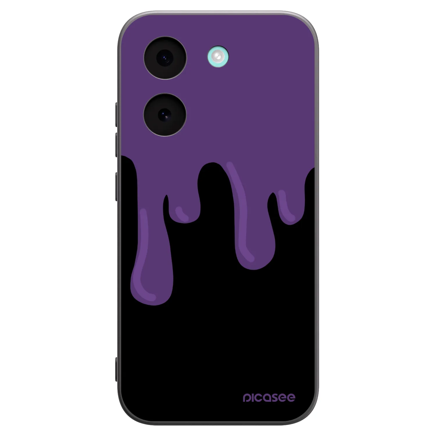 Picasee Xiaomi Poco X8 Pro Hülle - Schwarzes Silikon - Purple spooky