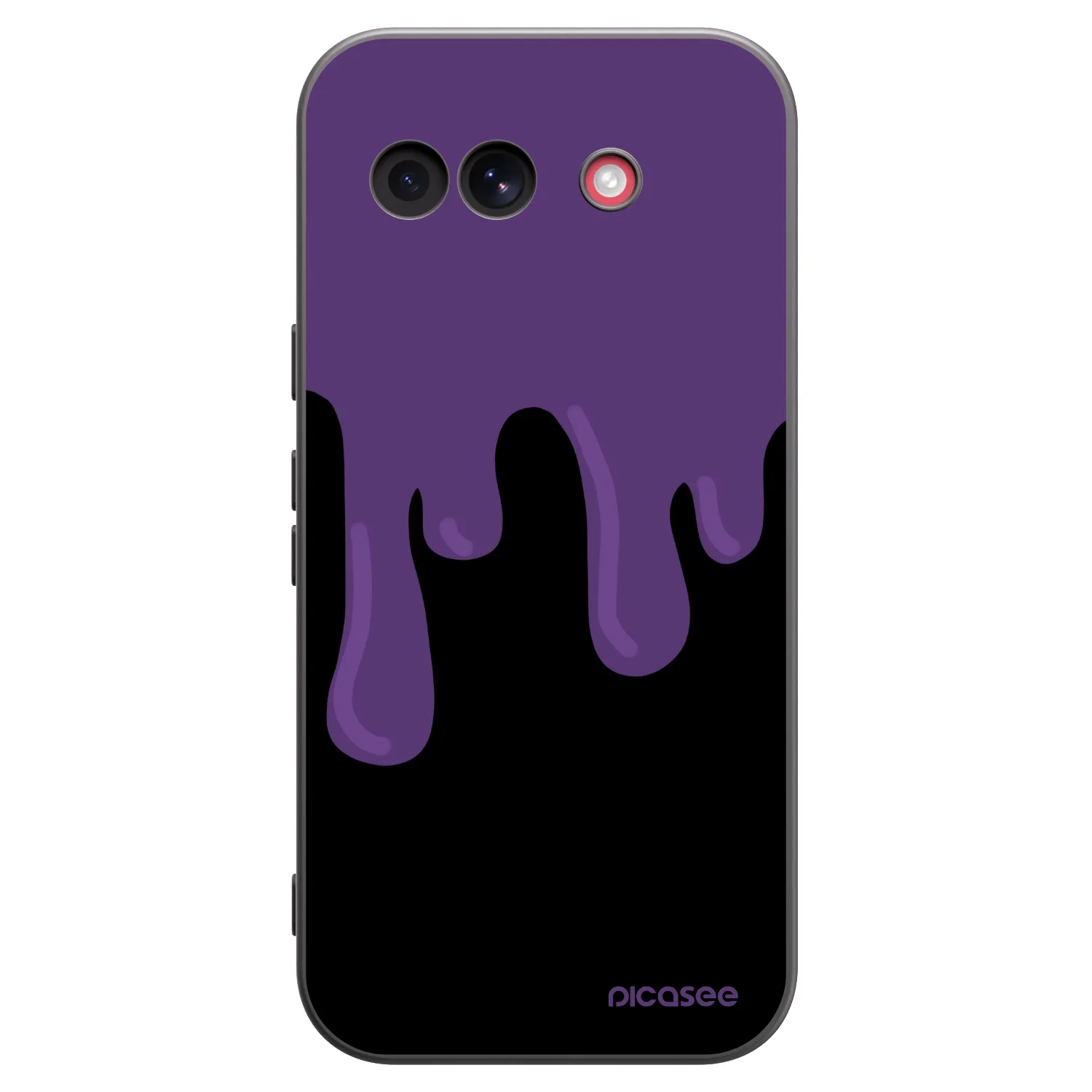 Picasee Google Pixel 10a Hülle - Schwarzes Silikon - Purple spooky