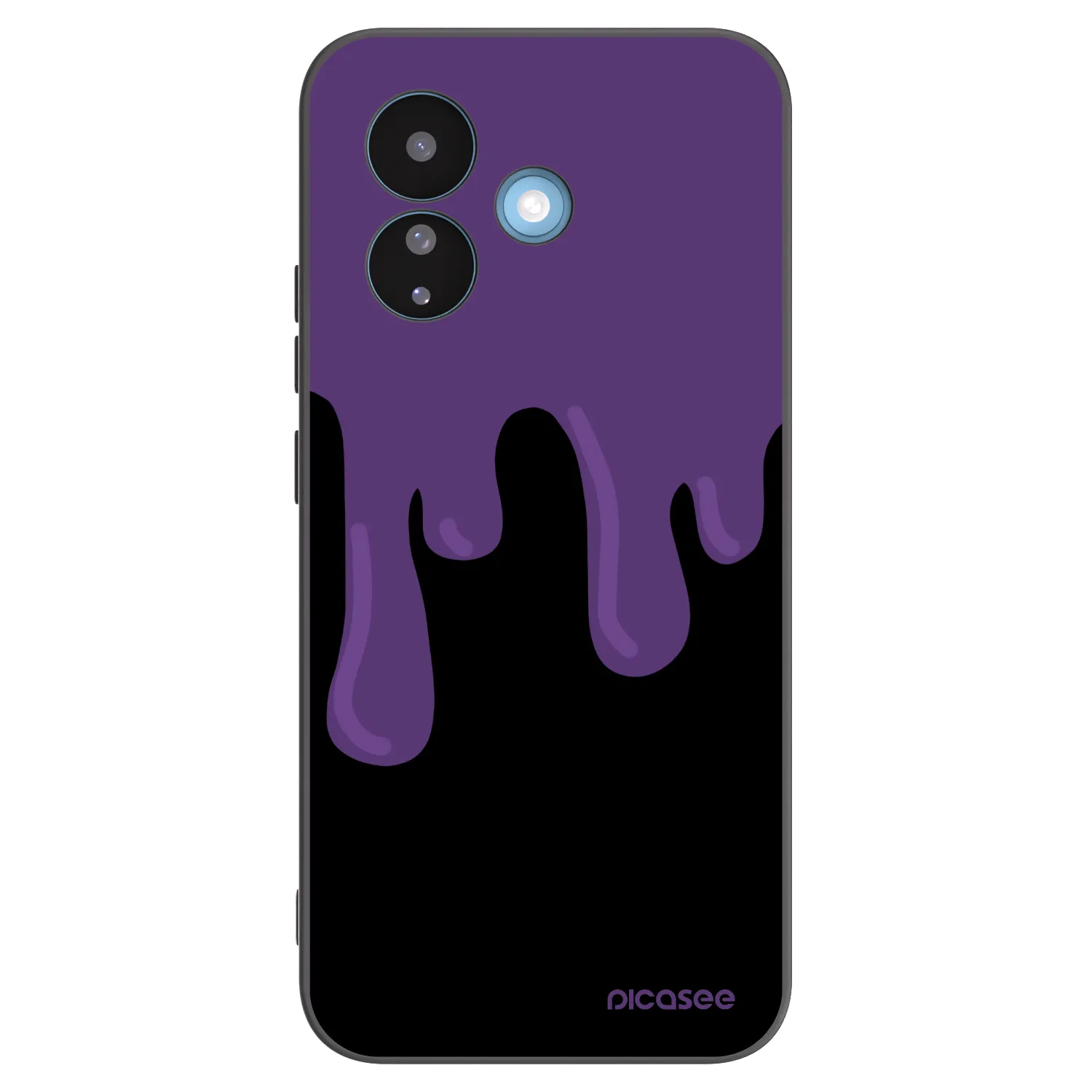 Picasee Xiaomi Redmi Note 17 Pro 5G Hülle - Schwarzes Silikon - Purple spooky