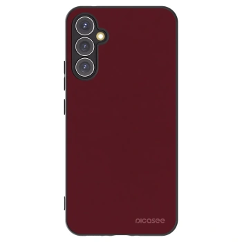 Picasee Samsung Galaxy A34 5G A346B Hülle - Schwarzes Silikon - Burgundy red