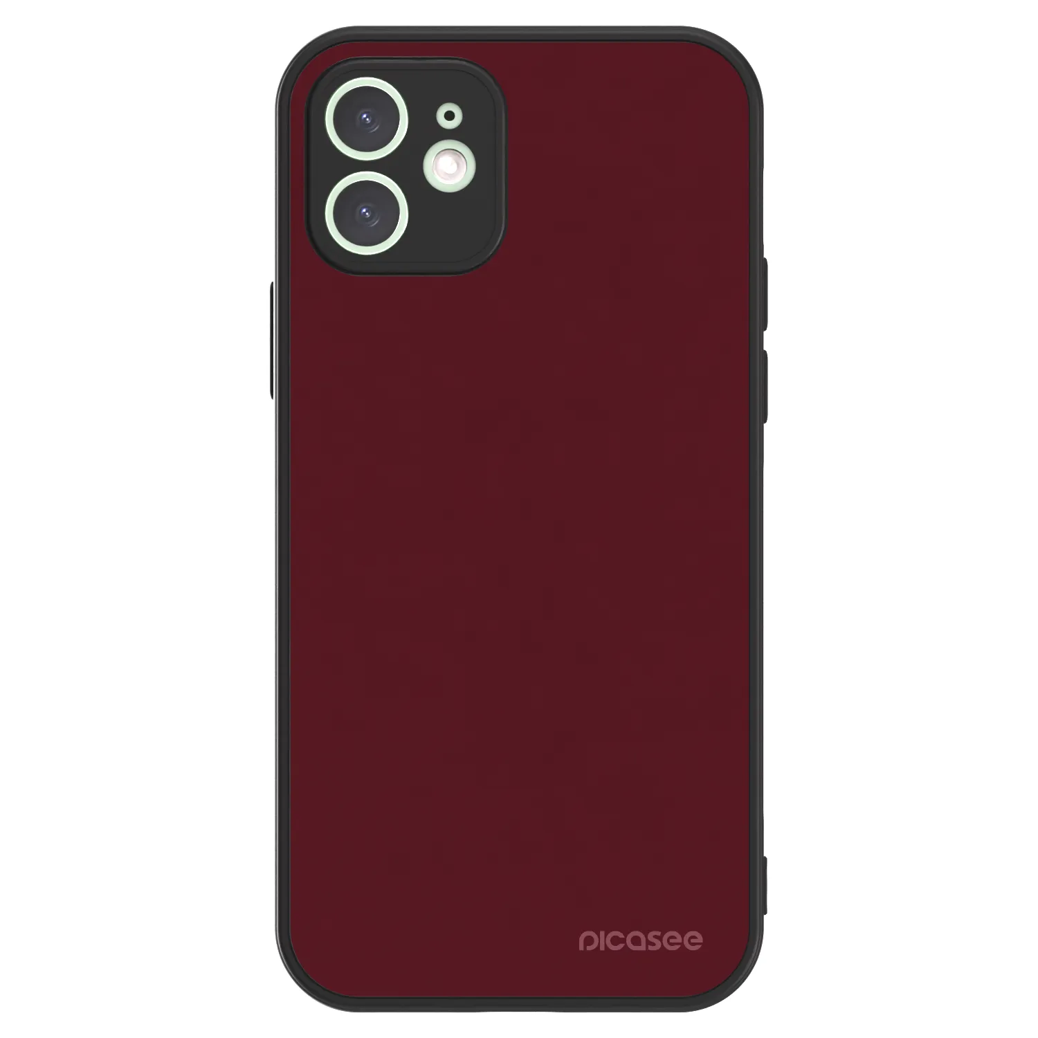Picasee ULTIMATE CASE MagSafe für Apple iPhone 12 - Burgundy red