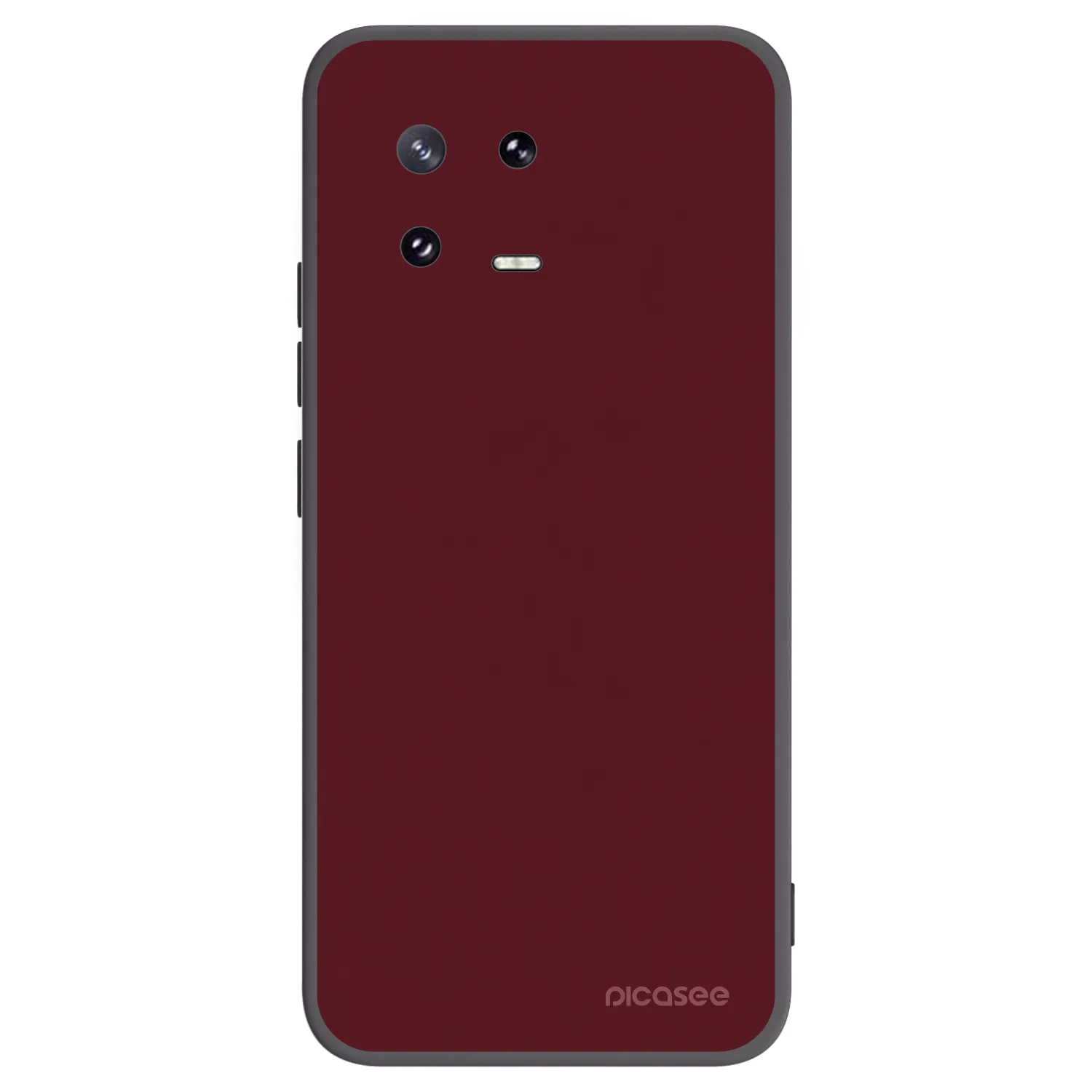 Picasee Xiaomi 13 Pro Hülle - Schwarzes Silikon - Burgundy red