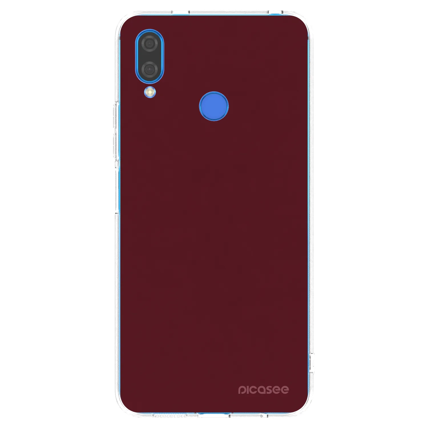 Picasee Huawei Nova 3i Hülle - Transparentes Silikon - Burgundy red