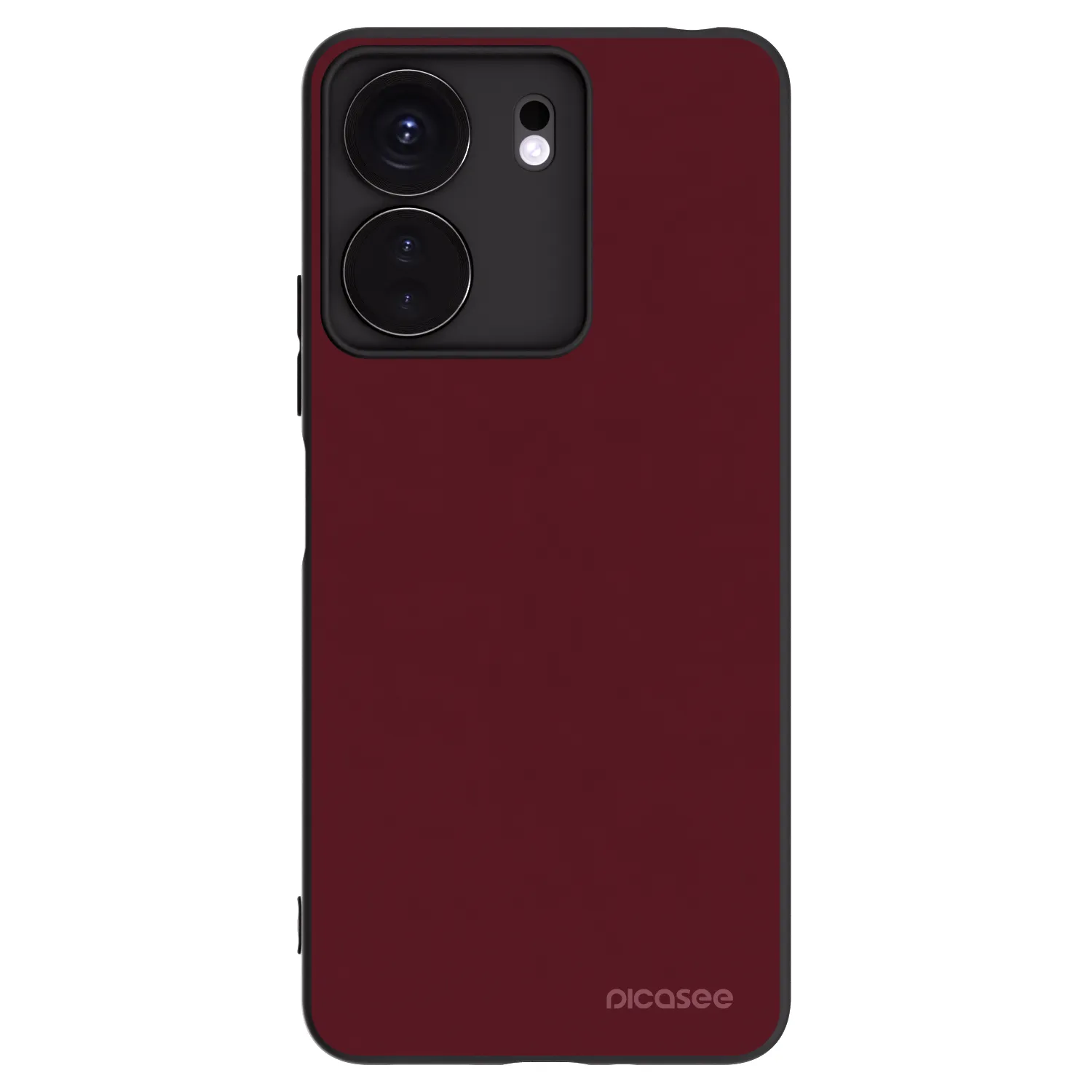 Picasee Xiaomi Redmi 13C 4G Hülle - Schwarzes Silikon - Burgundy red