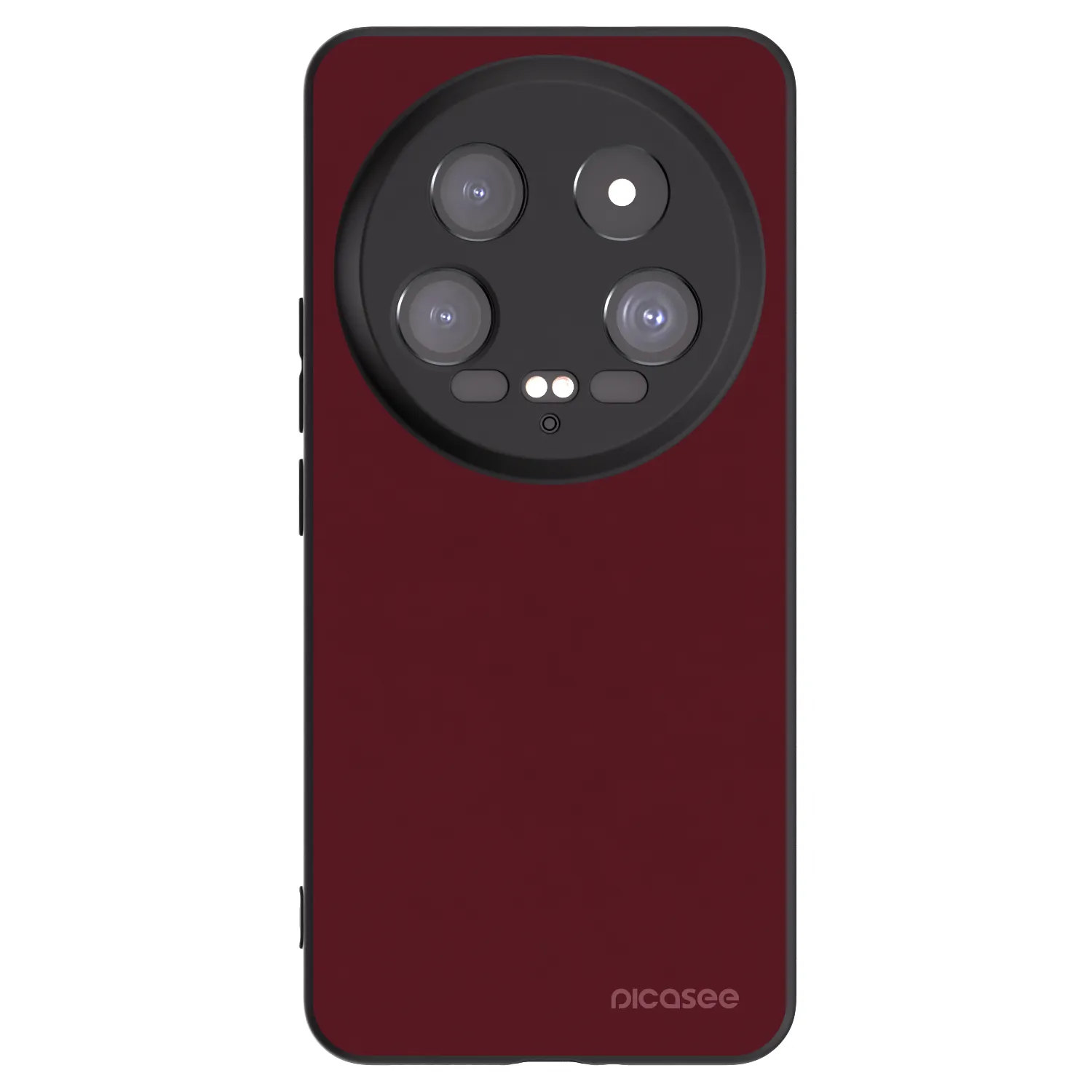 Picasee Xiaomi 14 Ultra Hülle - Schwarzes Silikon - Burgundy red