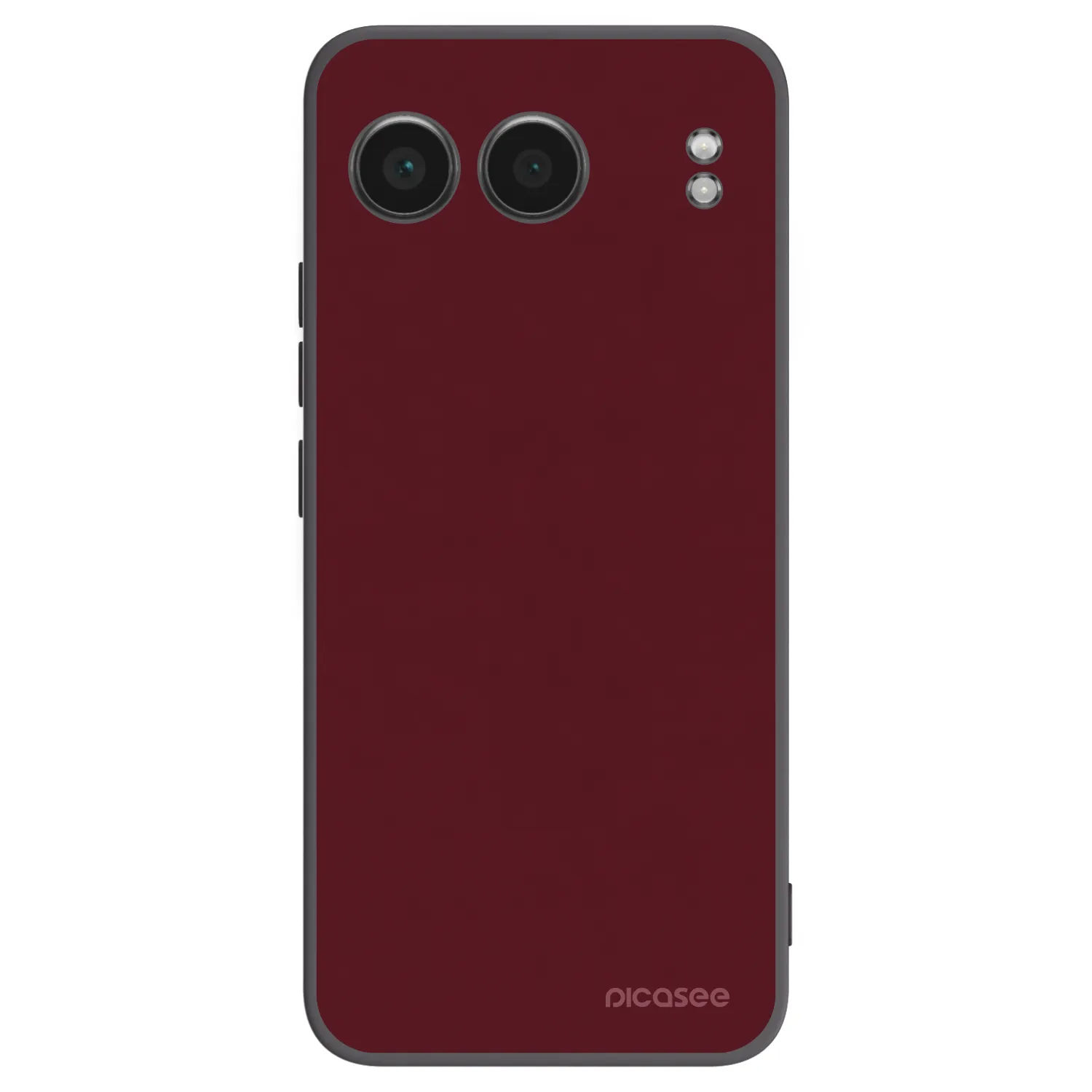 Picasee OnePlus Nord 4 Hülle - Schwarzes Silikon - Burgundy red