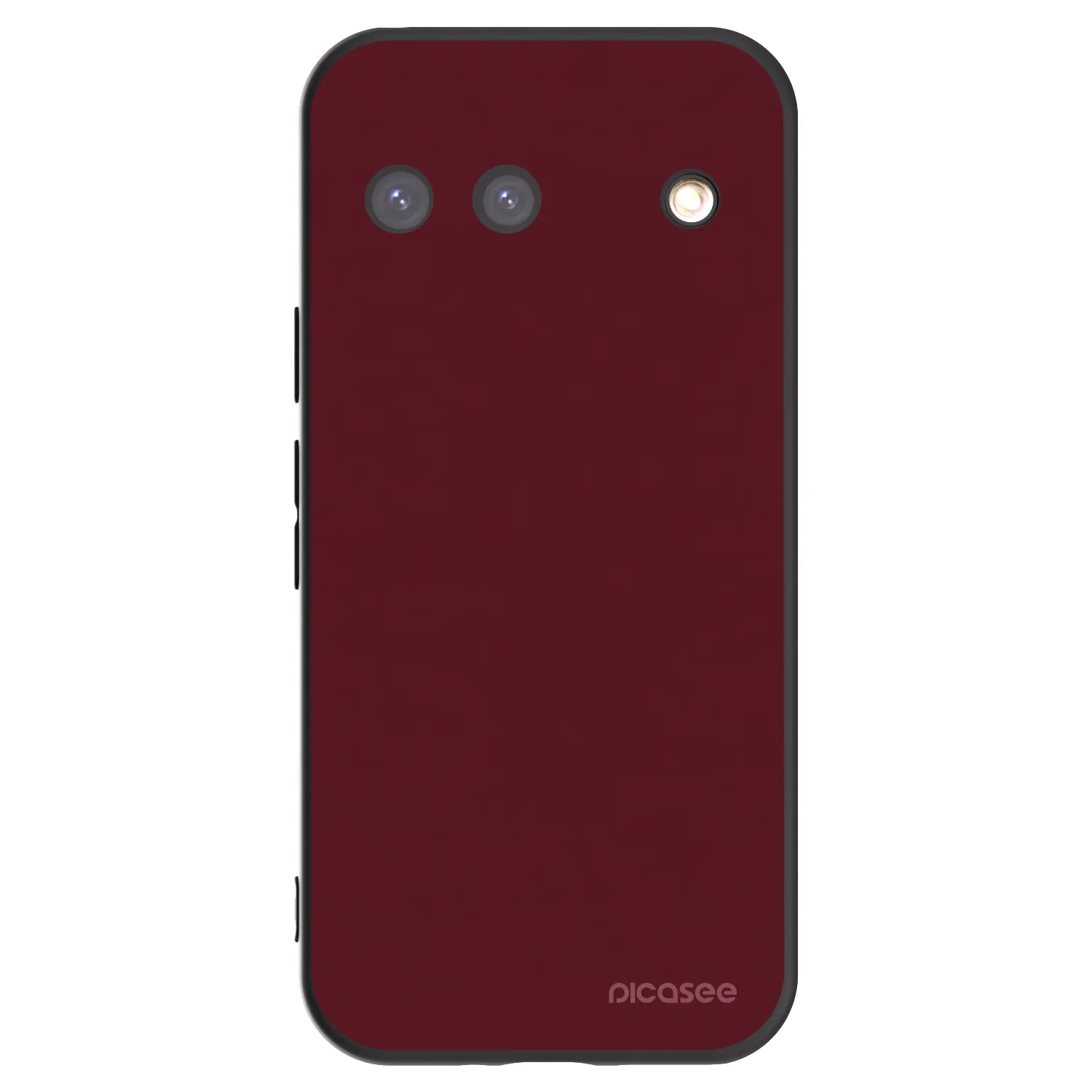 Picasee Google Pixel 9 Hülle - Schwarzes Silikon - Burgundy red