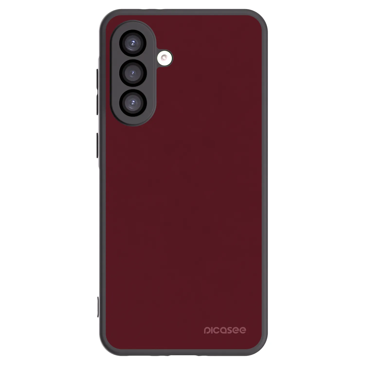 Picasee Samsung Galaxy A26 5G A266B Hülle - Schwarzes Silikon - Burgundy red