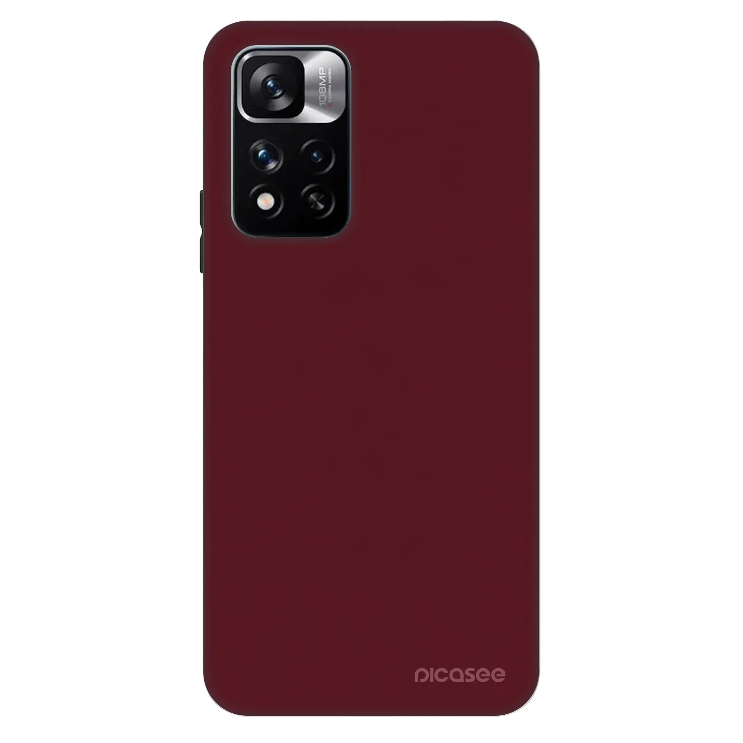 Picasee Fashion Case für Xiaomi Redmi Note 11 Pro 5G - Burgundy red