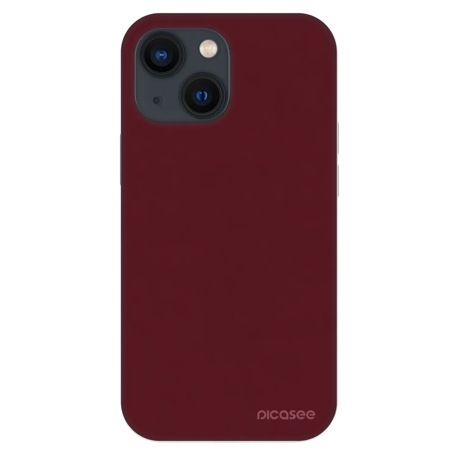 Picasee Fashion Case für Apple iPhone 13 mini - Burgundy red