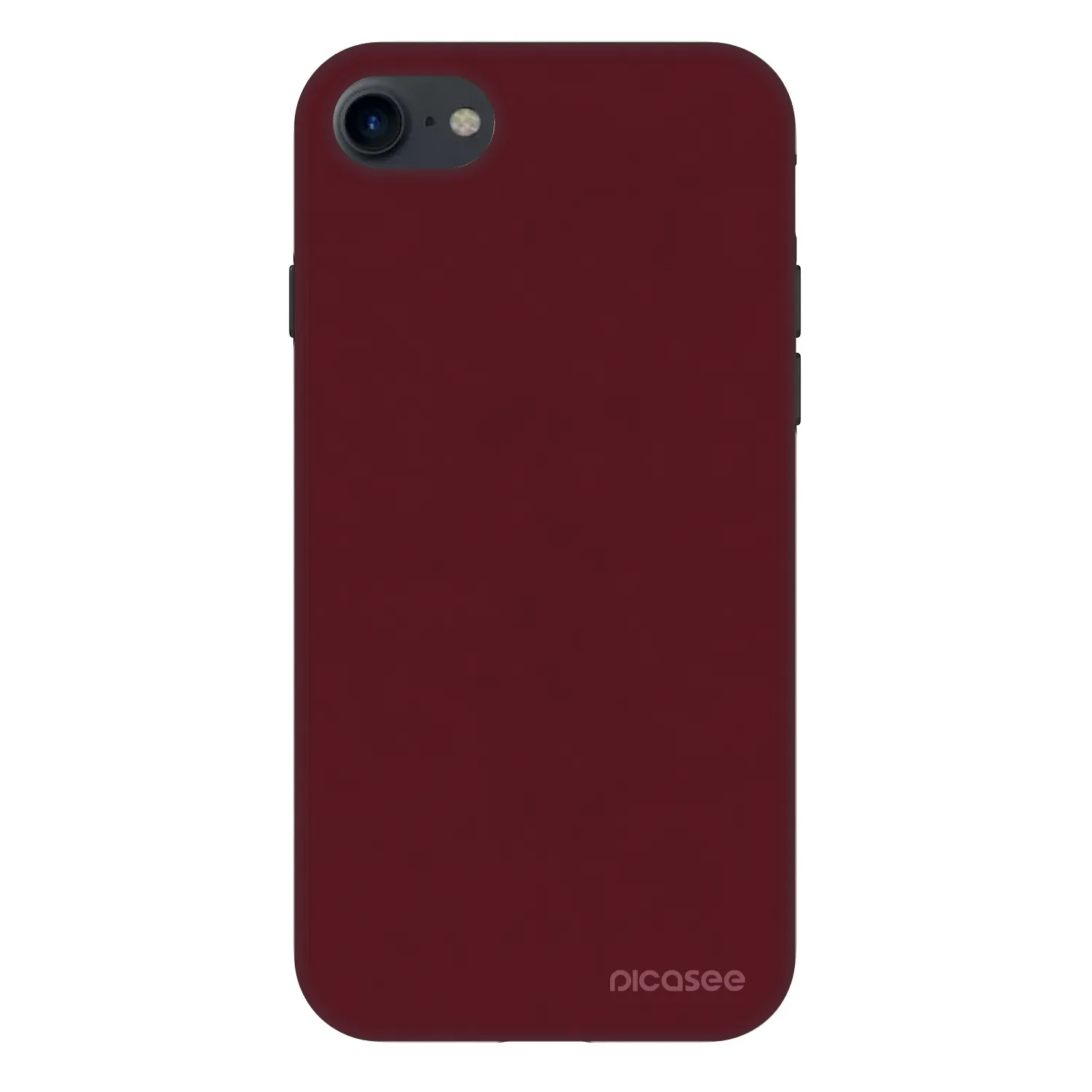 Picasee Fashion Case für Apple iPhone 8 - Burgundy red