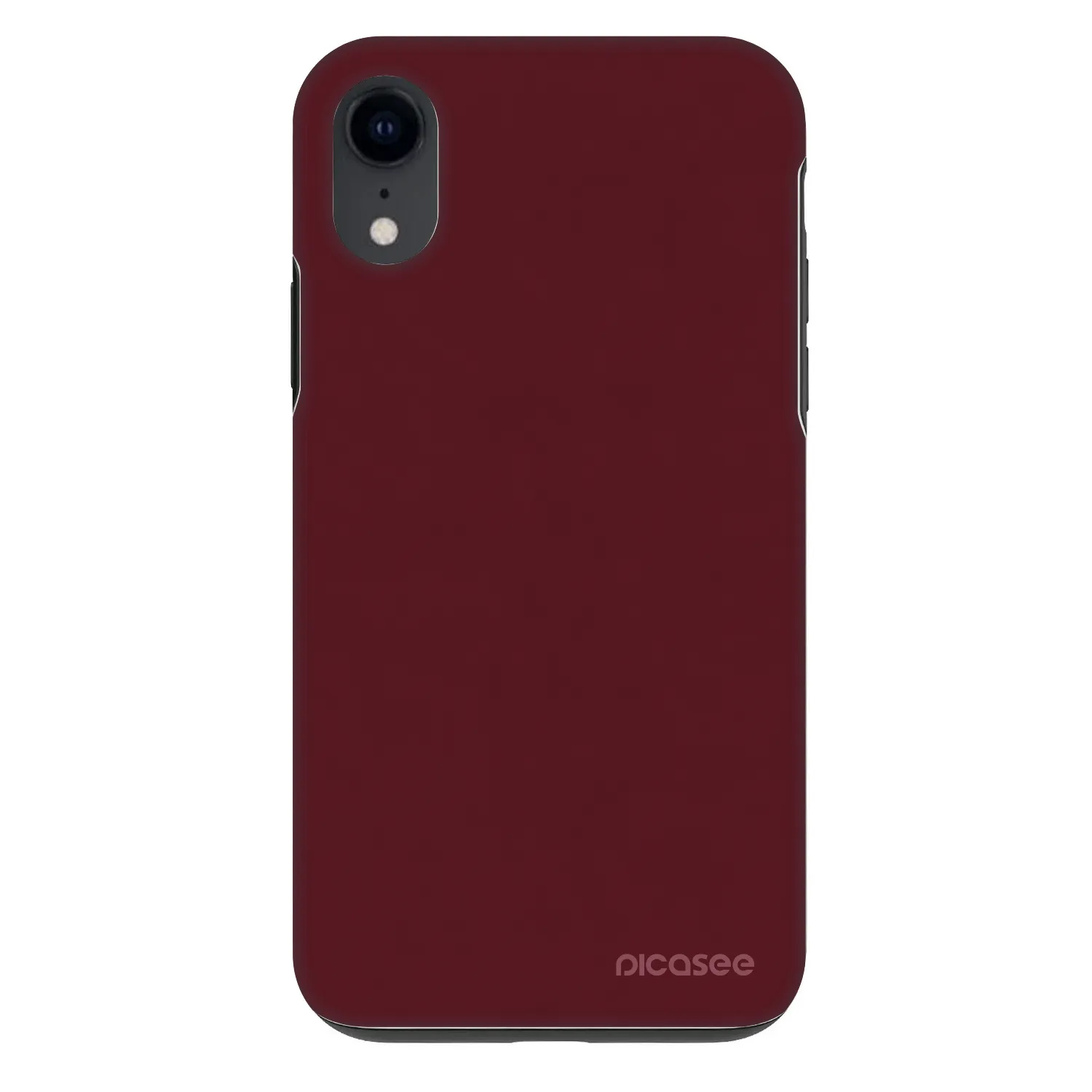 Picasee Fashion Case für Apple iPhone XR - Burgundy red