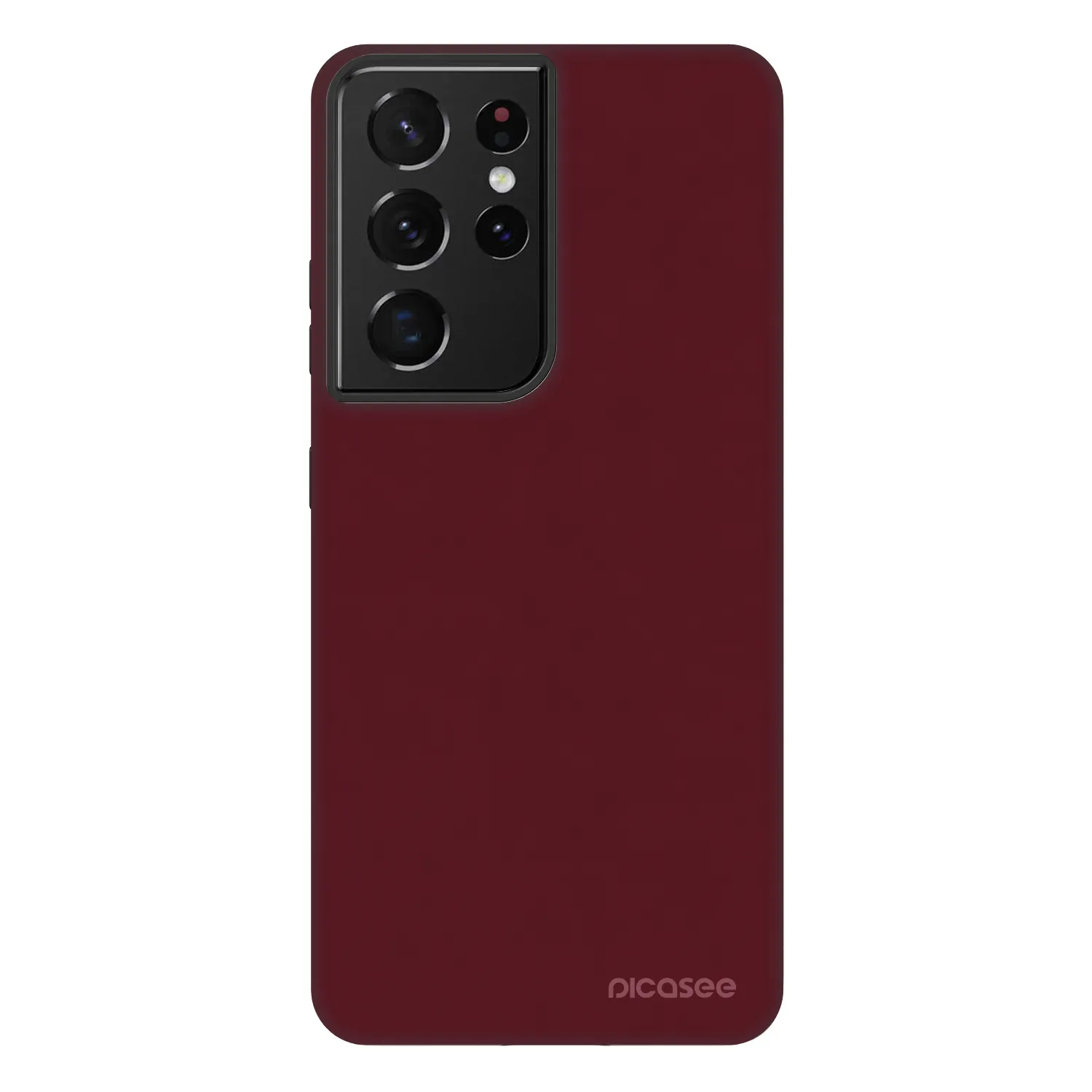 Picasee Fashion Case für Samsung Galaxy S21 Ultra 5G G998B - Burgundy red