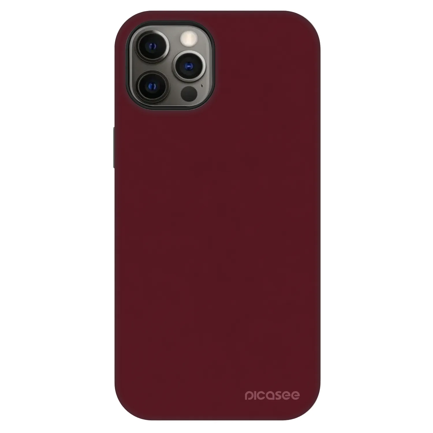 Picasee Fashion Case MagSafe für Apple iPhone 12 Pro - Burgundy red