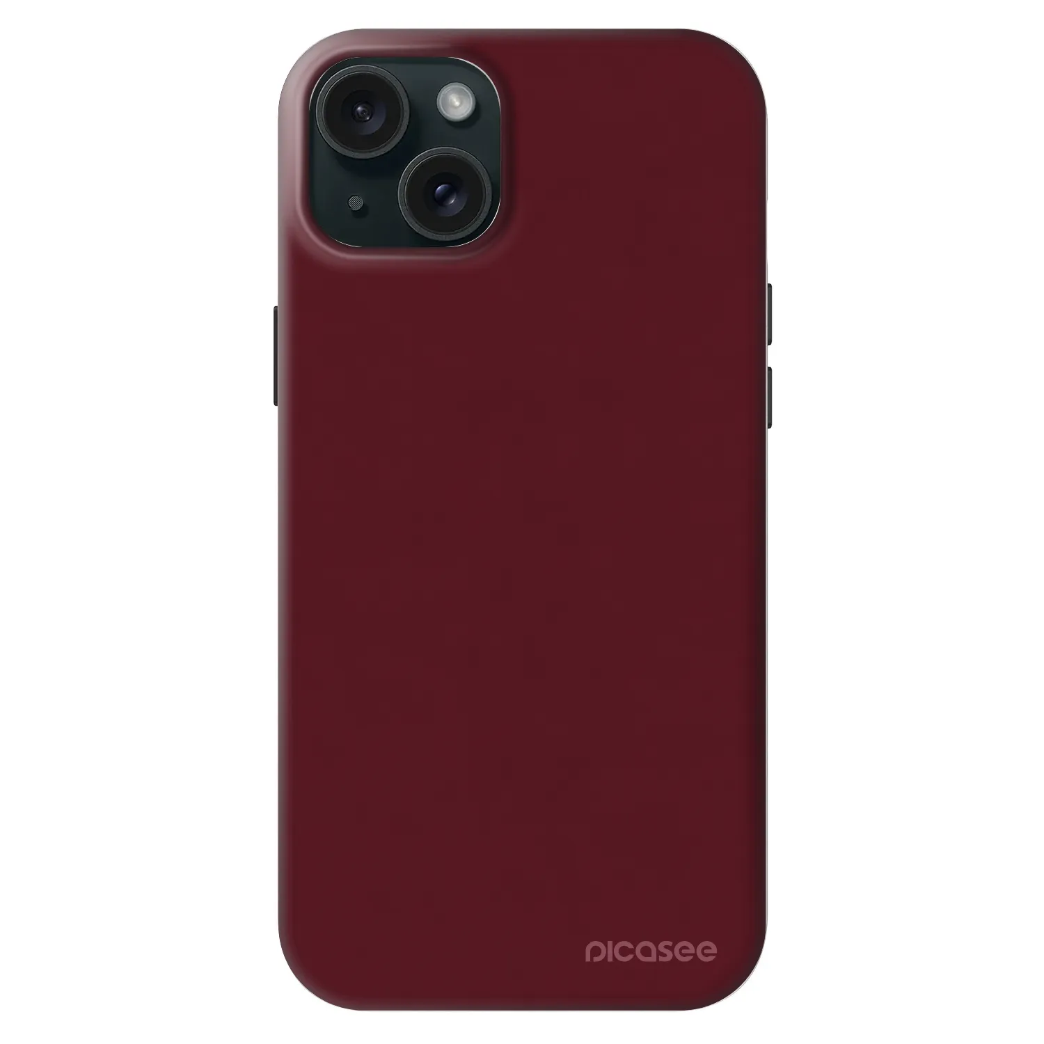 Picasee Fashion Case MagSafe für Apple iPhone 15 Plus - Burgundy red