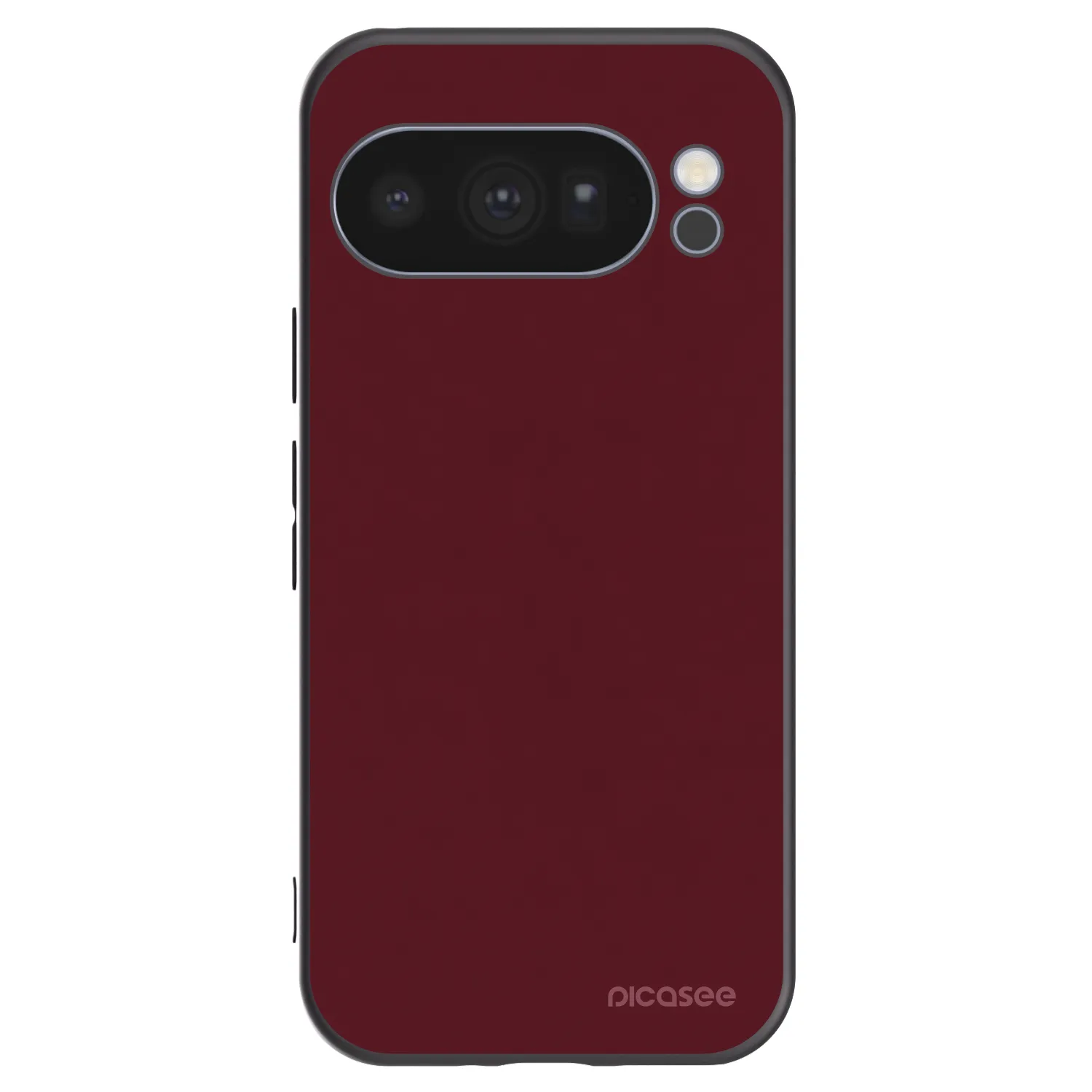 Picasee Google Pixel 10 Pro Hülle - Schwarzes Silikon - Burgundy red