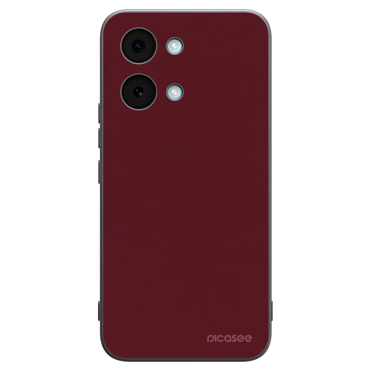 Picasee Xiaomi Poco X8 Pro Max Hülle - Schwarzes Silikon - Burgundy red