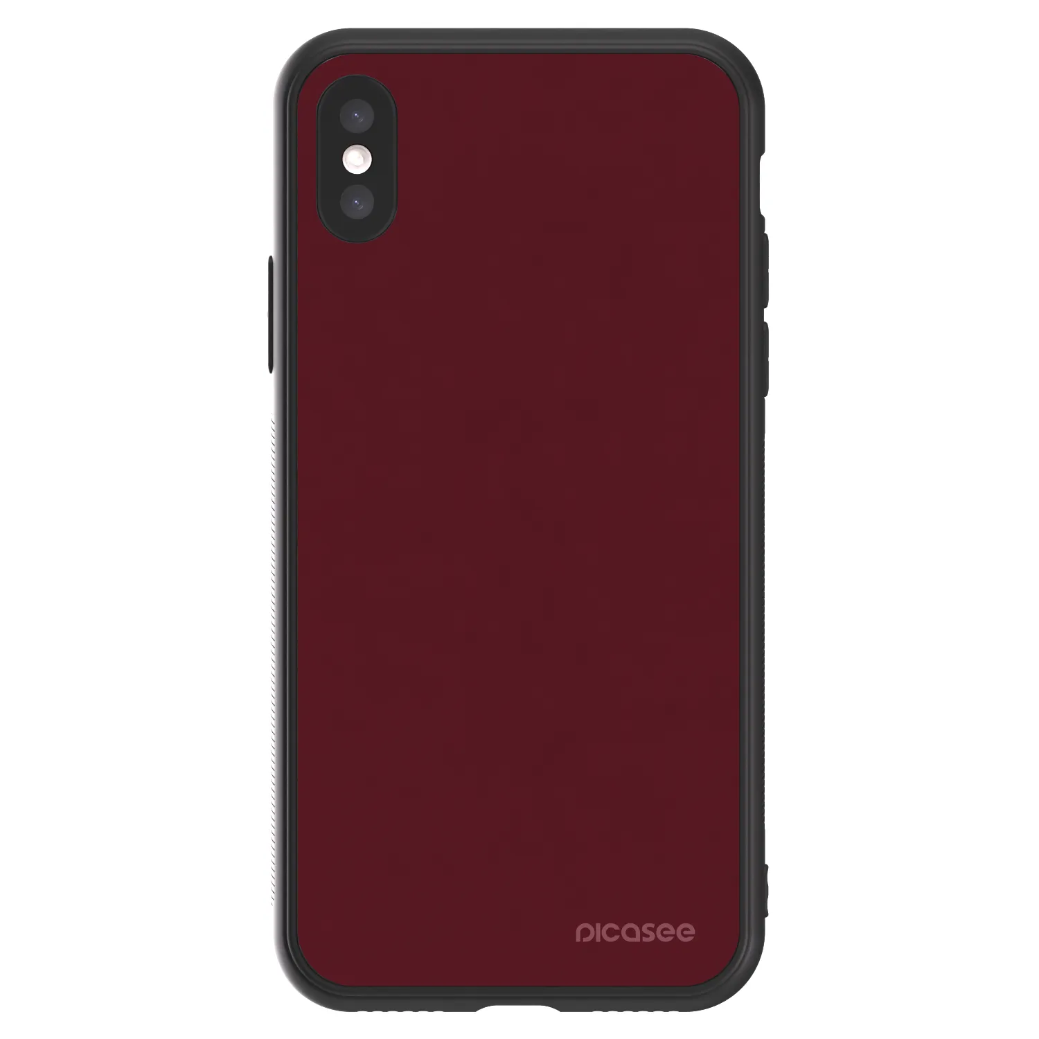 Picasee ULTIMATE CASE für Apple iPhone X/XS - Burgundy red