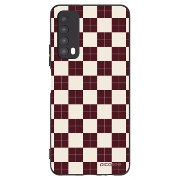 Picasee Huawei P Smart 2021 Hülle - Schwarzes Silikon - Checked Away