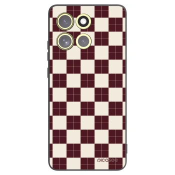 Picasee Motorola Moto G86 5G Hülle - Schwarzes Silikon - Checked Away