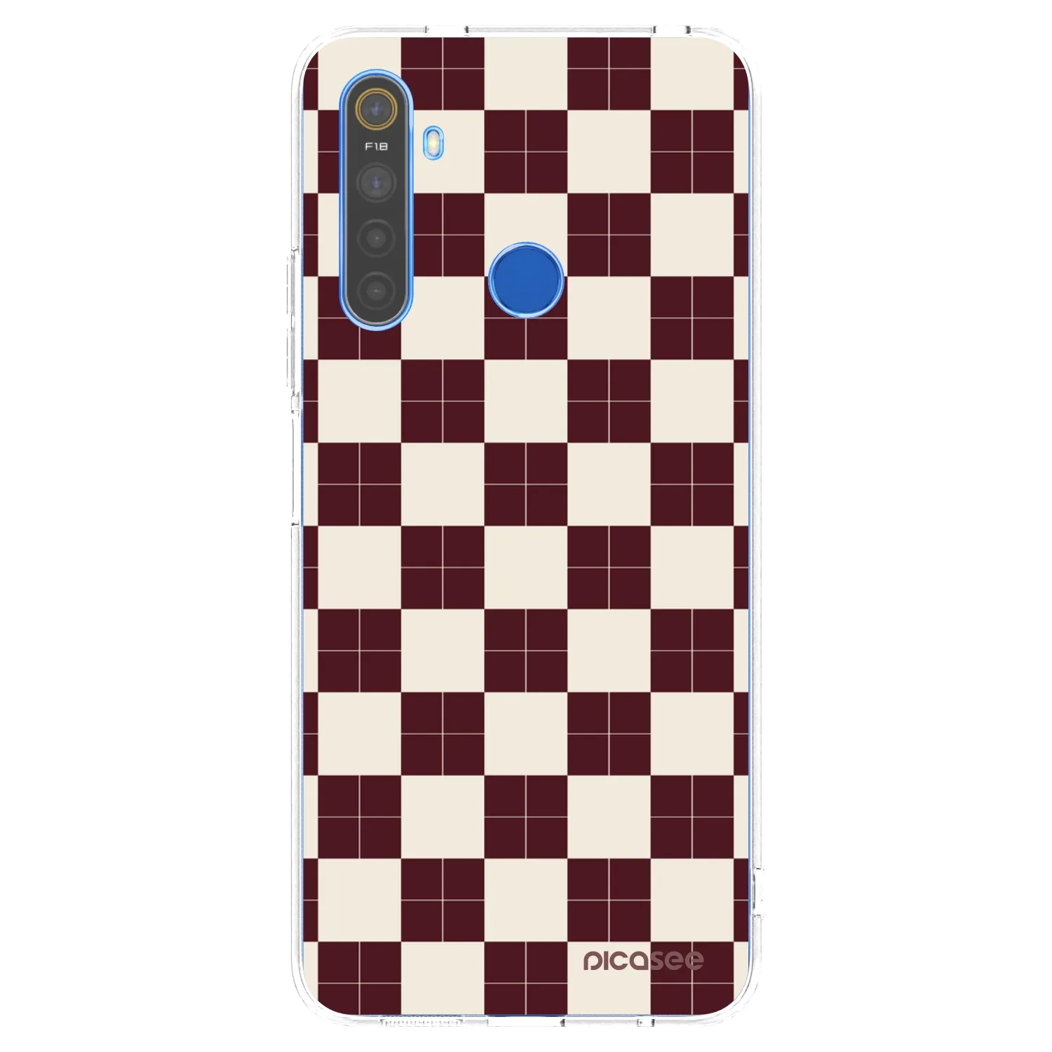 Picasee Realme 5 Hülle - Transparentes Silikon - Checked Away
