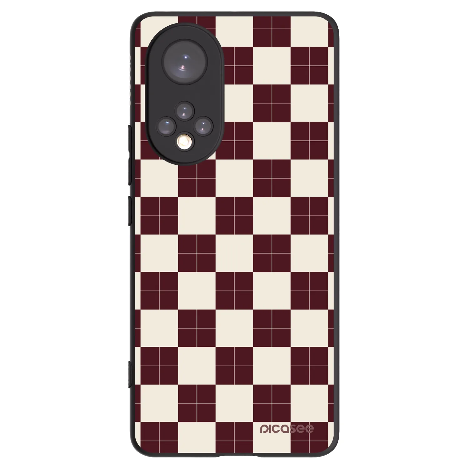 Picasee Honor 50 5G Hülle - Schwarzes Silikon - Checked Away