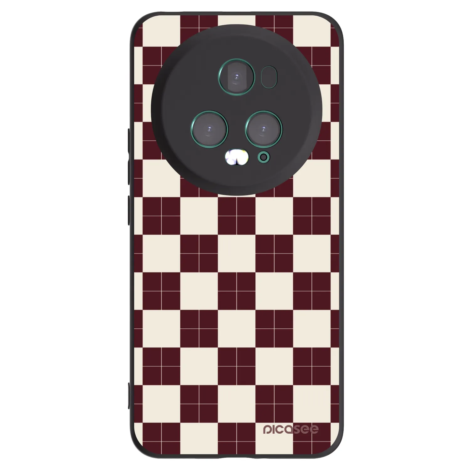 Picasee Honor Magic5 Pro Hülle - Schwarzes Silikon - Checked Away