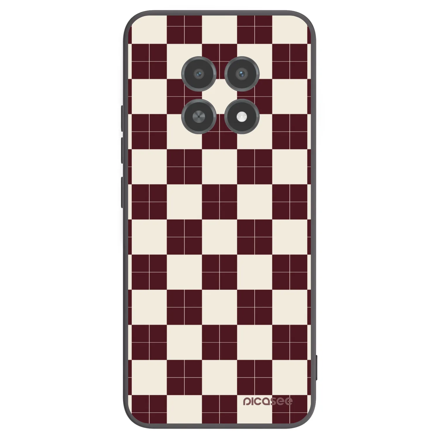 Picasee Realme 12X Hülle - Schwarzes Silikon - Checked Away