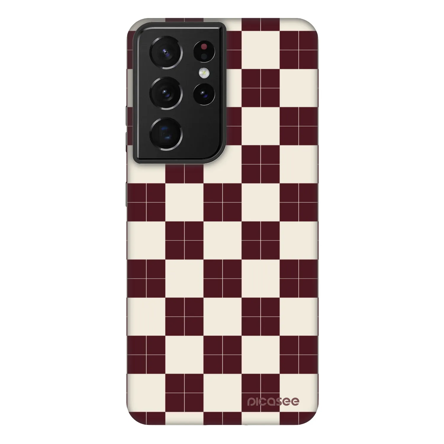 Picasee Fashion Case für Samsung Galaxy S21 Ultra 5G G998B - Checked Away