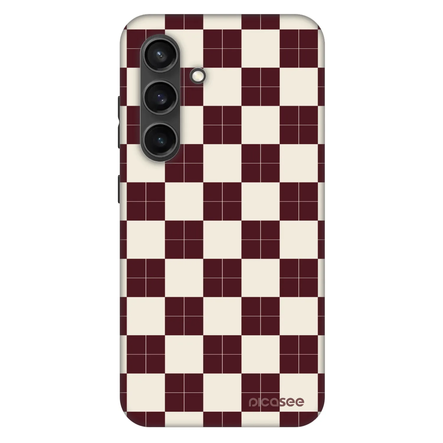 Picasee Fashion Case PowerShare pro Samsung Galaxy S24 S921B 5G - Checked Away