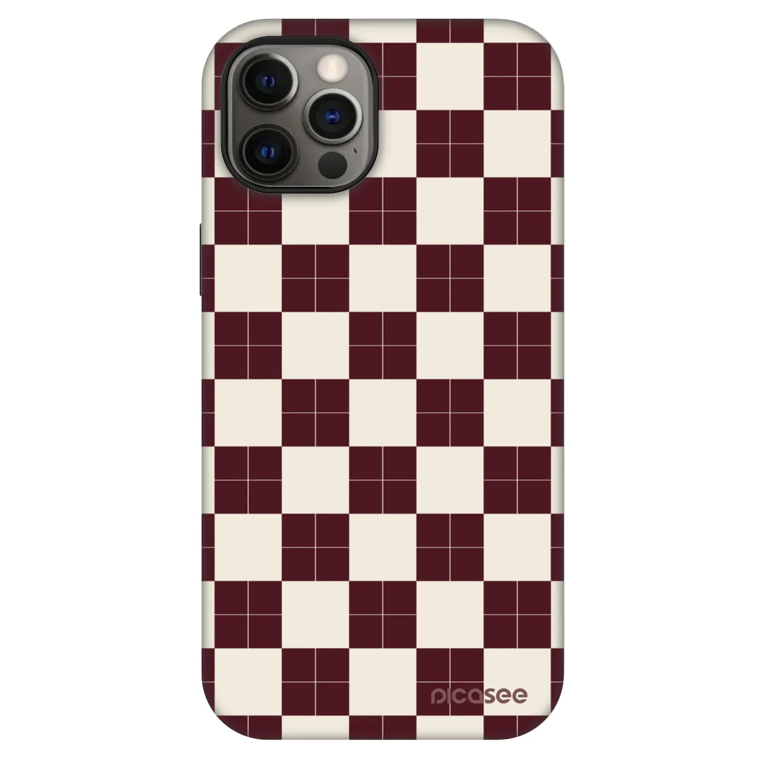 Picasee Fashion Case MagSafe für Apple iPhone 12 - Checked Away