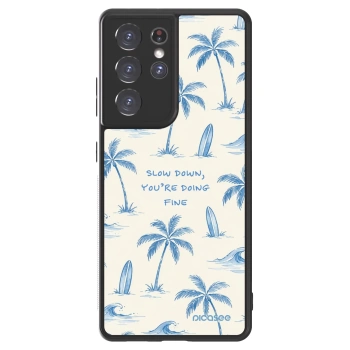 Picasee ULTIMATE CASE für Samsung Galaxy S21 Ultra 5G G998B - Slow Tide
