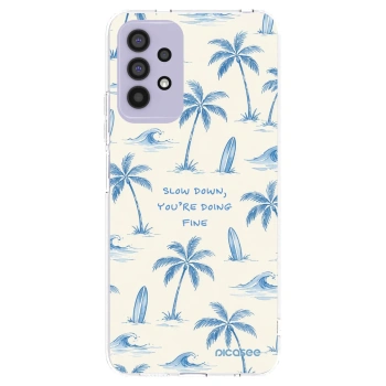 Picasee Samsung Galaxy A32 4G SM-A325F Hülle - Transparentes Silikon - Slow Tide