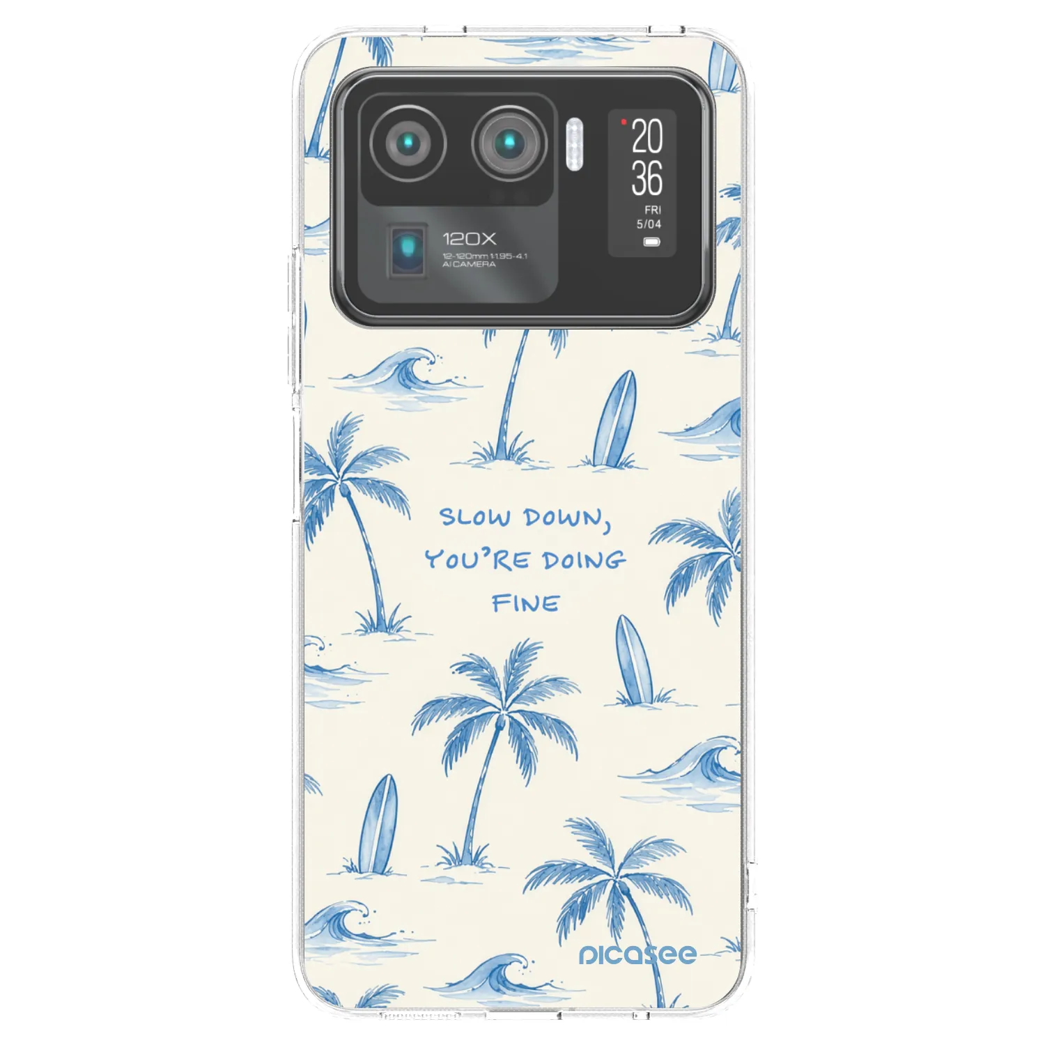 Picasee Xiaomi Mi 11 Ultra Hülle - Transparentes Silikon - Slow Tide