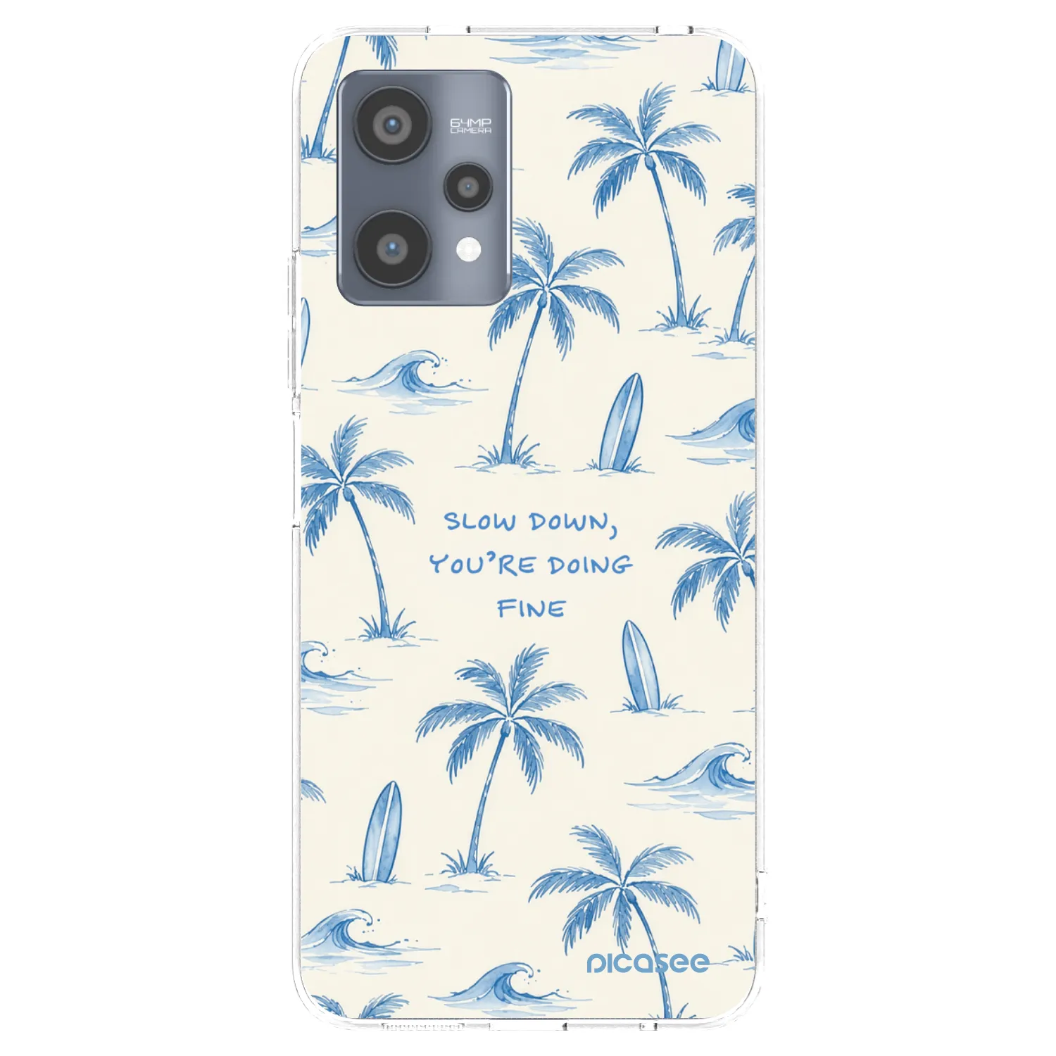 Picasee Realme 9 Pro 5G Hülle - Transparentes Silikon - Slow Tide