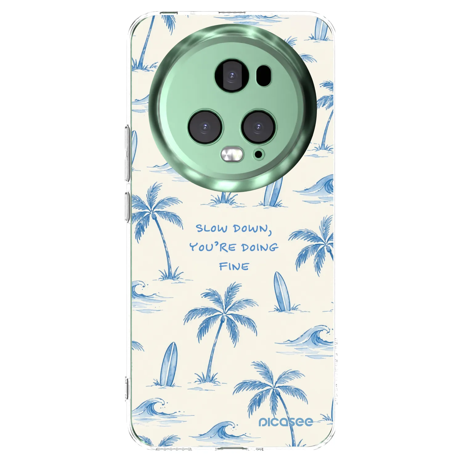 Picasee Honor Magic5 Pro Hülle - Transparentes Silikon - Slow Tide