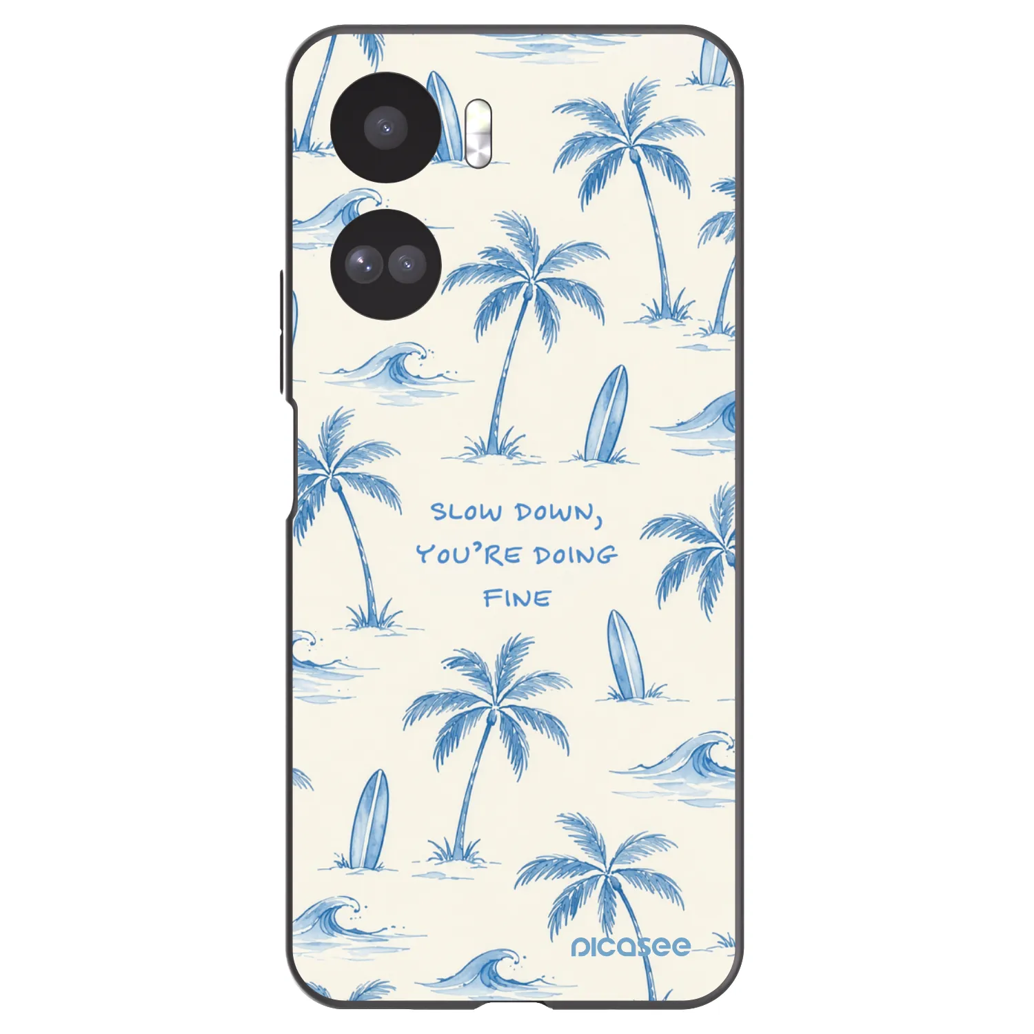 Picasee Honor 90 Lite 5G Hülle - Schwarzes Silikon - Slow Tide