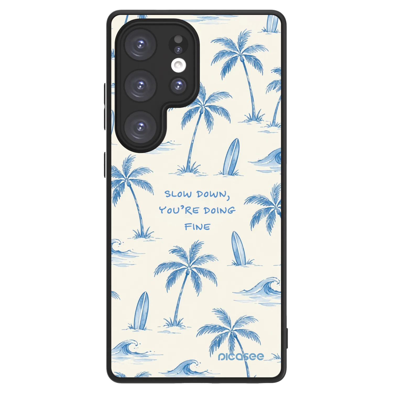 Picasee ULTIMATE CASE PowerShare für Samsung Galaxy S25 Ultra 5G - Slow Tide