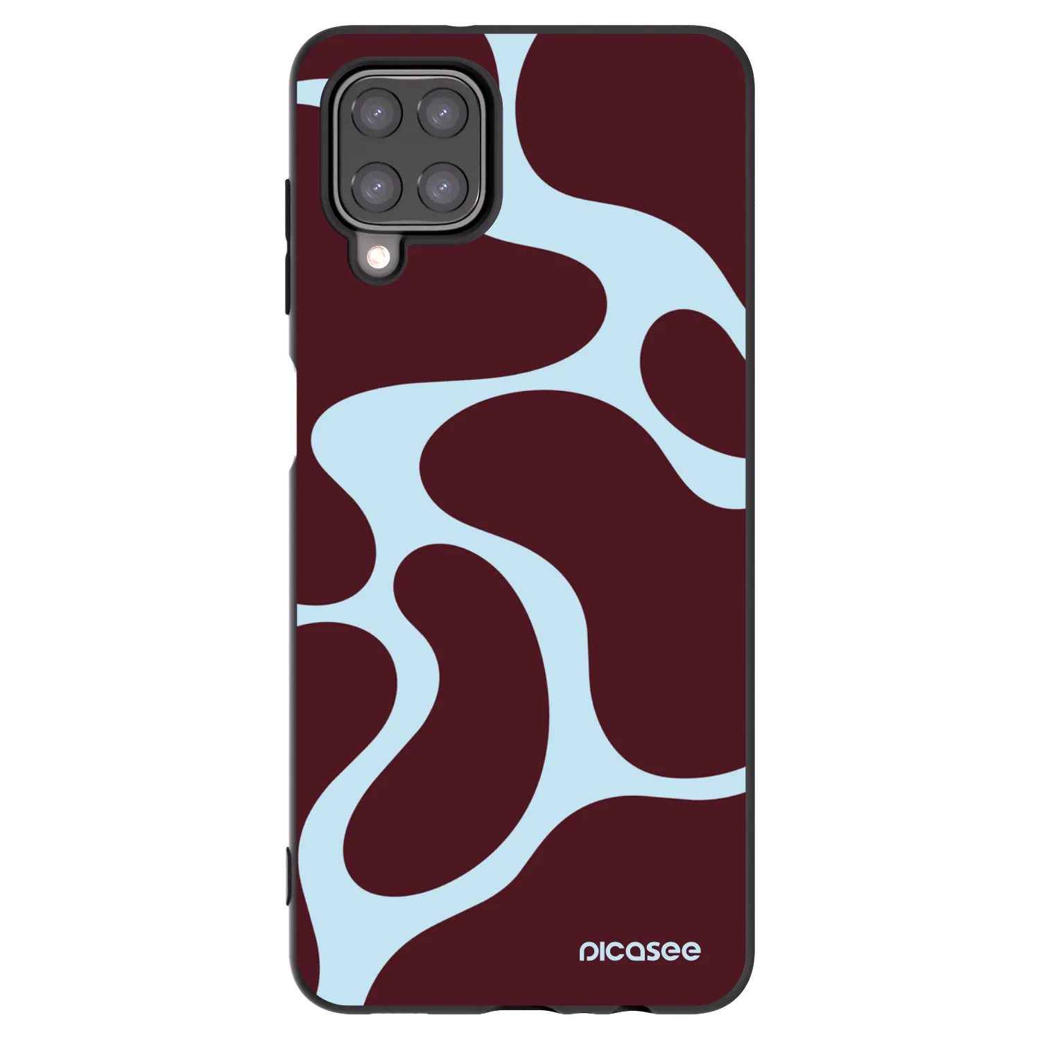 Picasee Samsung Galaxy A12 A125F Hülle - Schwarzes Silikon - Soft Detour