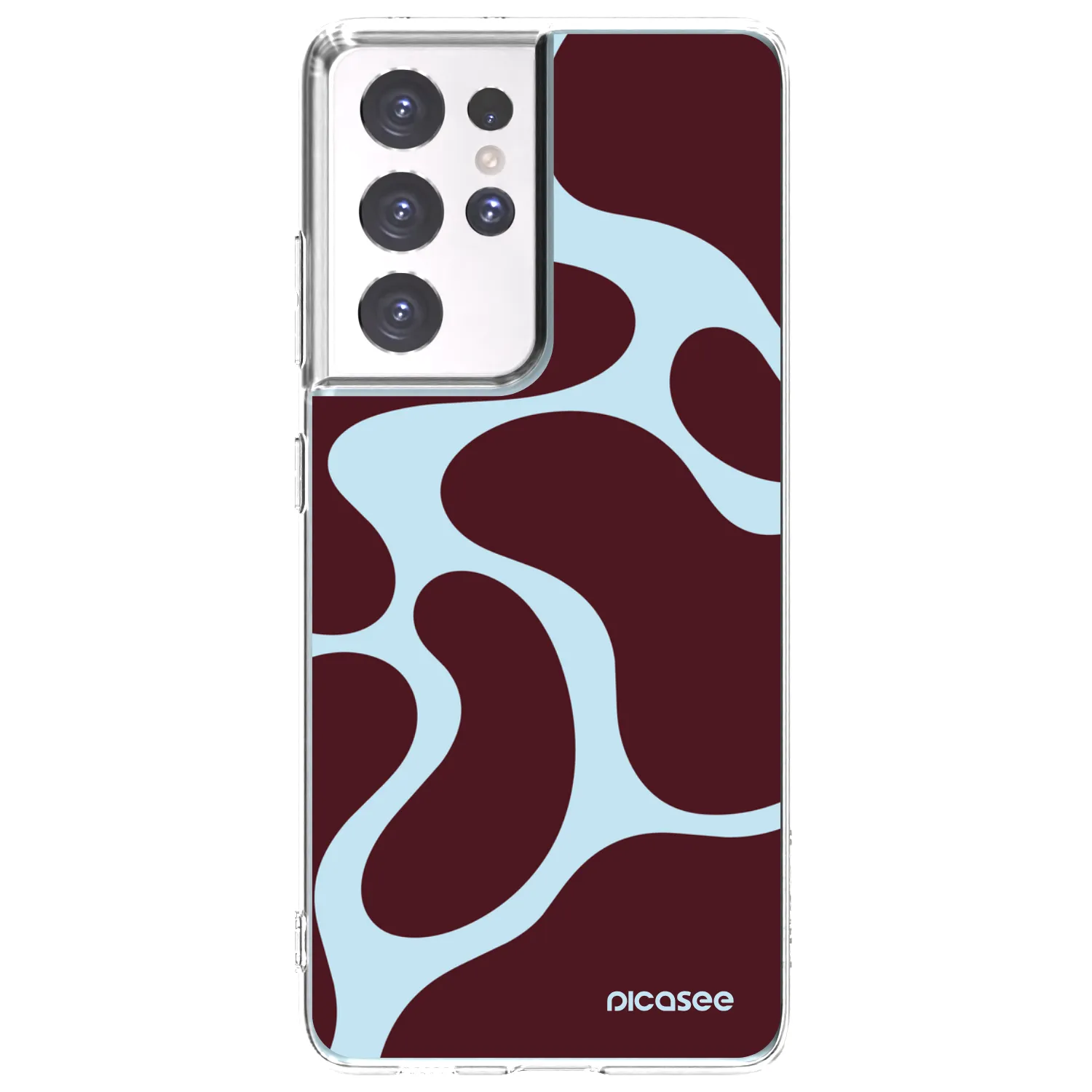 Picasee Samsung Galaxy S21 Ultra 5G G998B Hülle - Transparentes Silikon - Soft Detour