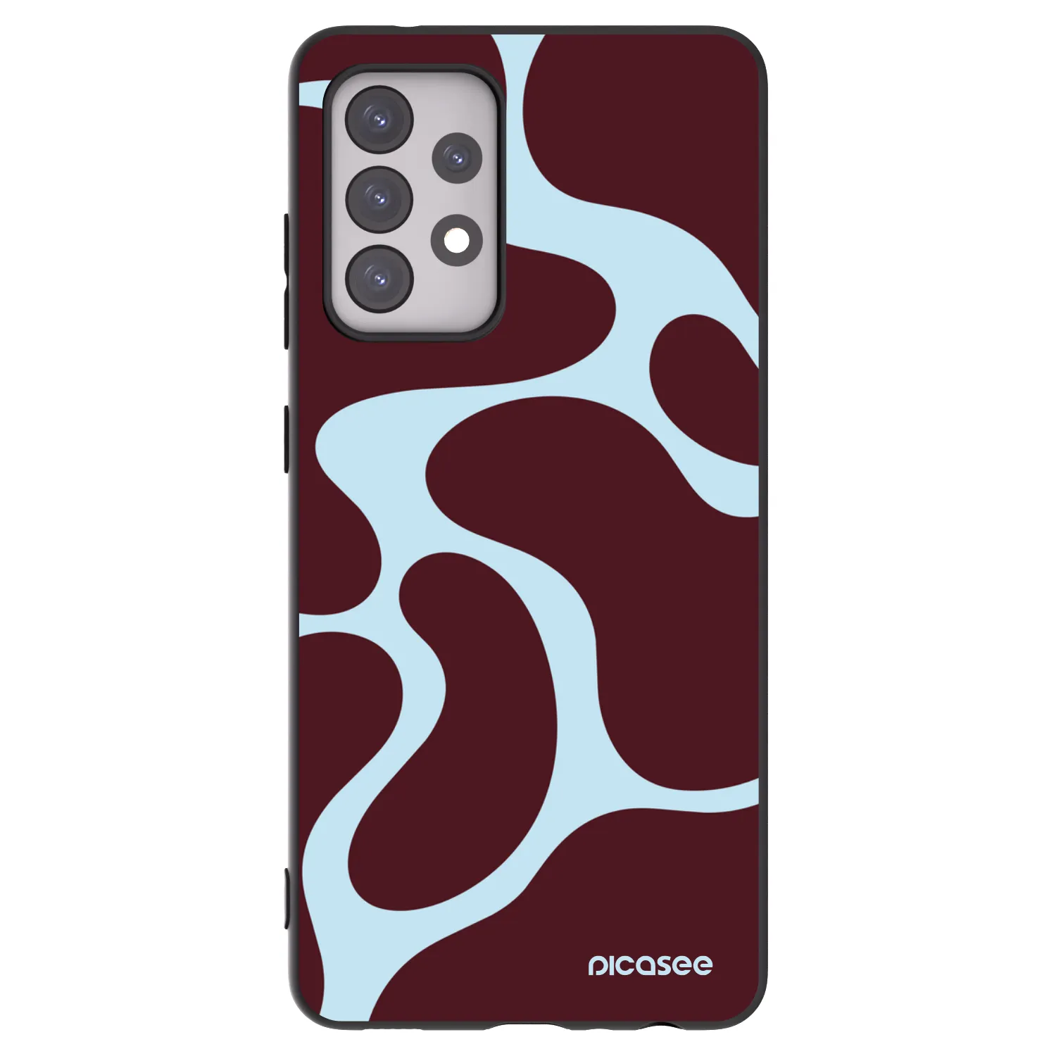 Picasee Samsung Galaxy A52 5G A525F Hülle - Schwarzes Silikon - Soft Detour