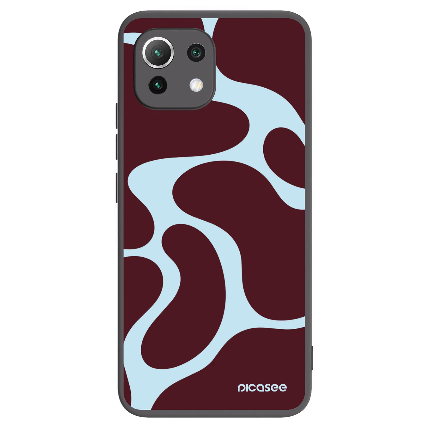 Picasee Xiaomi 11 Lite 5G NE Hülle - Schwarzes Silikon - Soft Detour