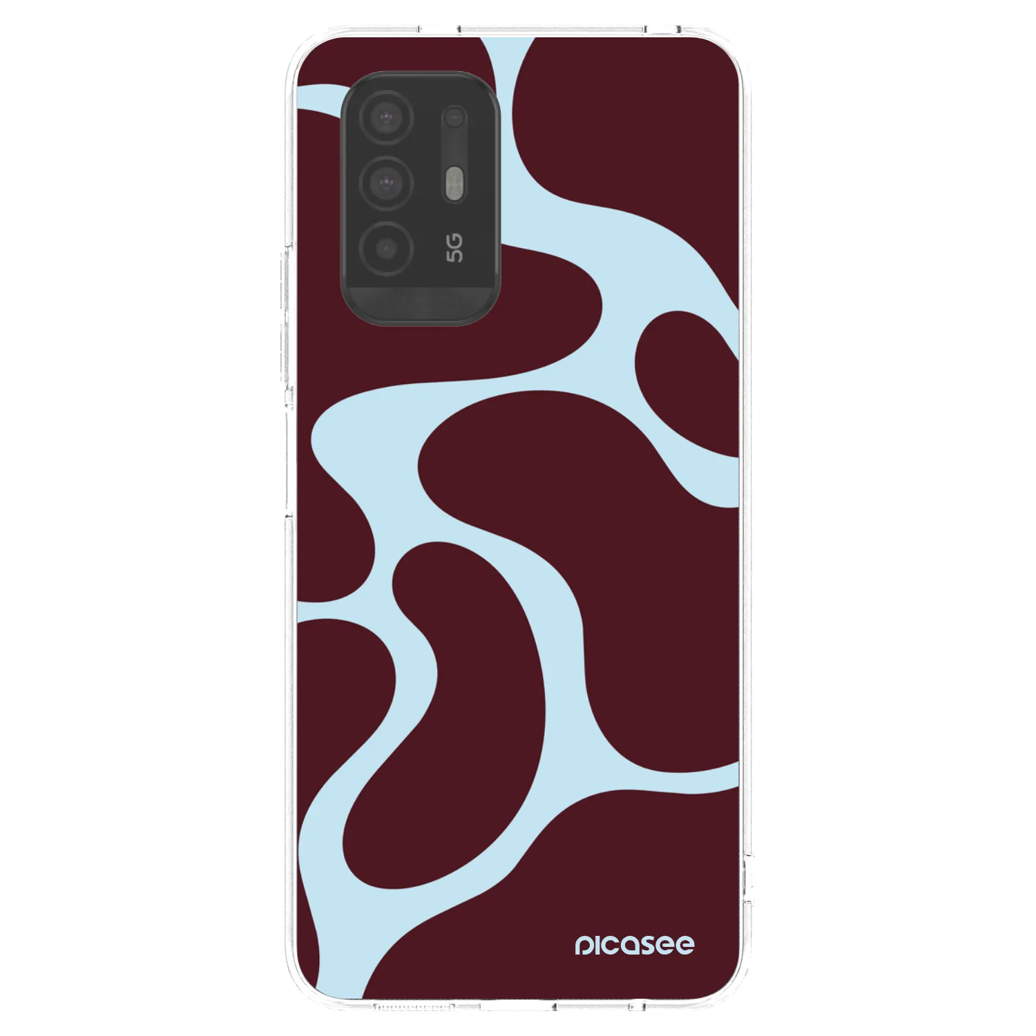 Picasee OPPO A94 5G Hülle - Transparentes Silikon - Soft Detour
