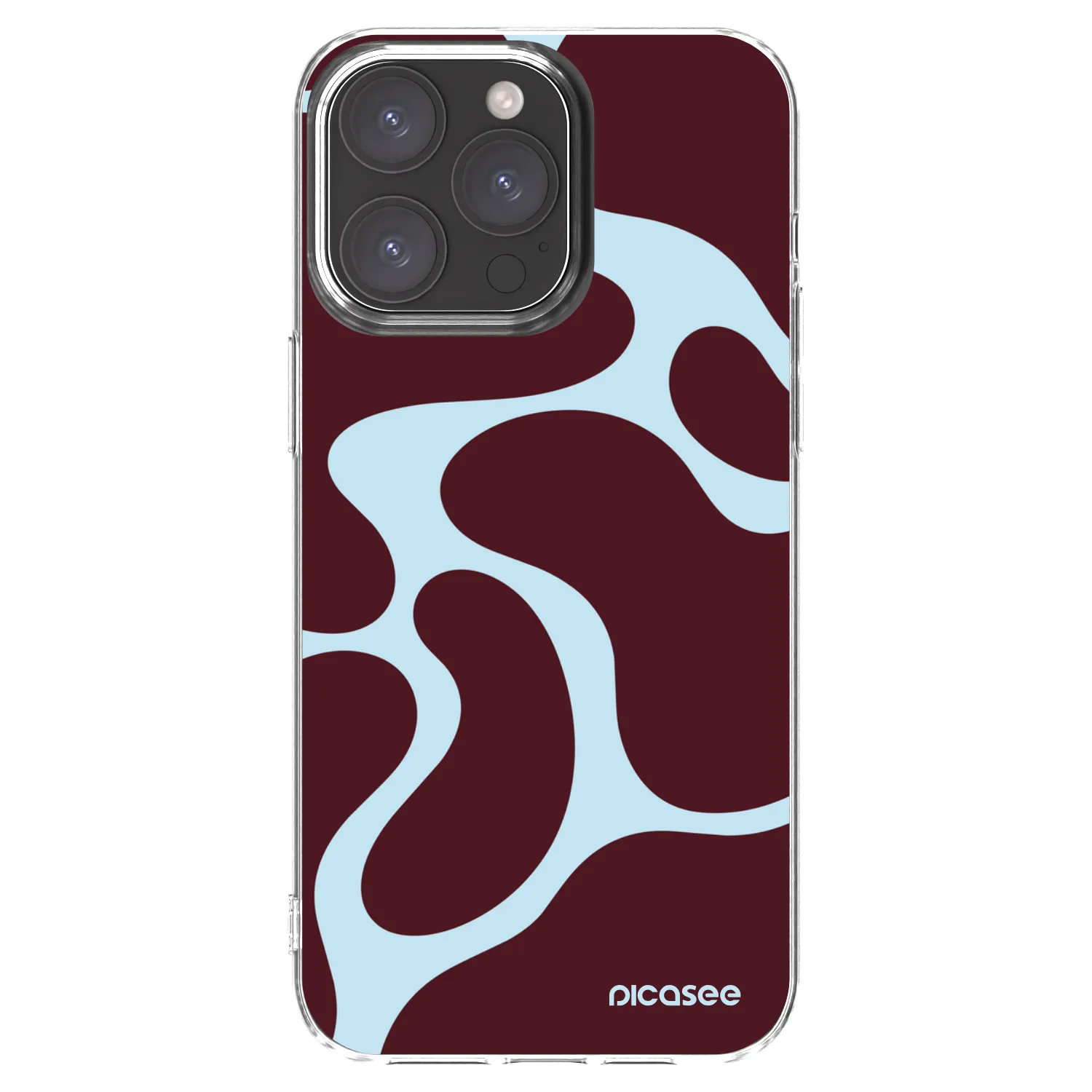 Picasee Apple iPhone 15 Pro Max Hülle - Transparentes Silikon - Soft Detour