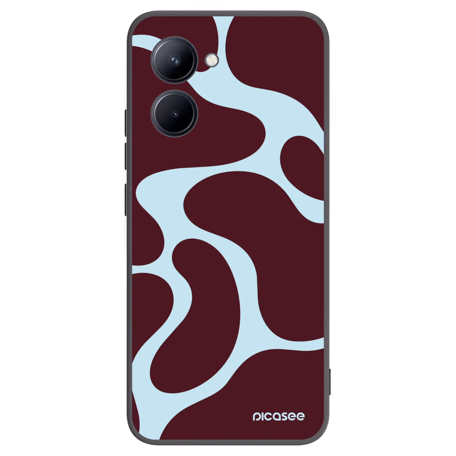 Picasee Realme C33 (2023) Hülle - Schwarzes Silikon - Soft Detour