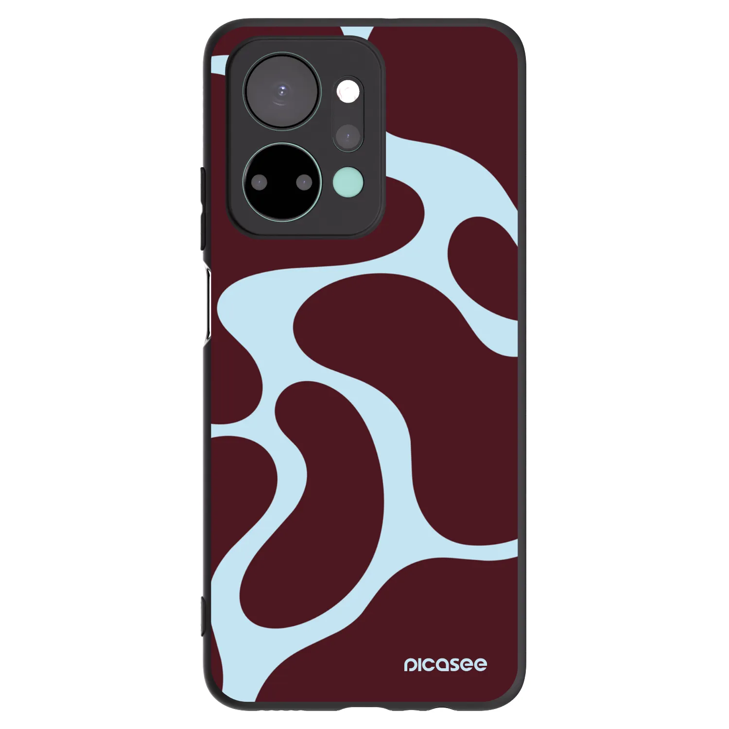 Picasee Honor X7a Hülle - Schwarzes Silikon - Soft Detour